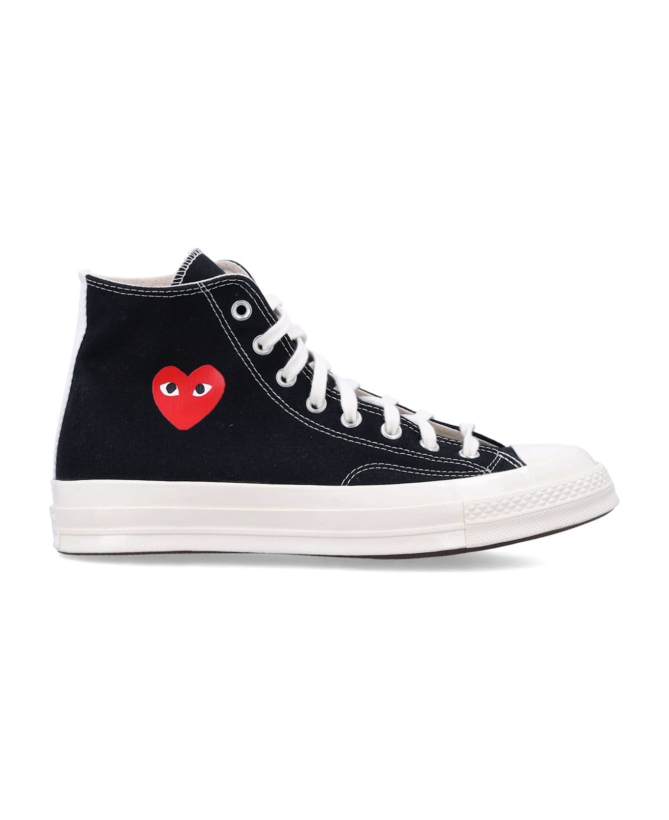 Comme des Garçons Play X Converse High-top Sneakers With Heart - BLACK