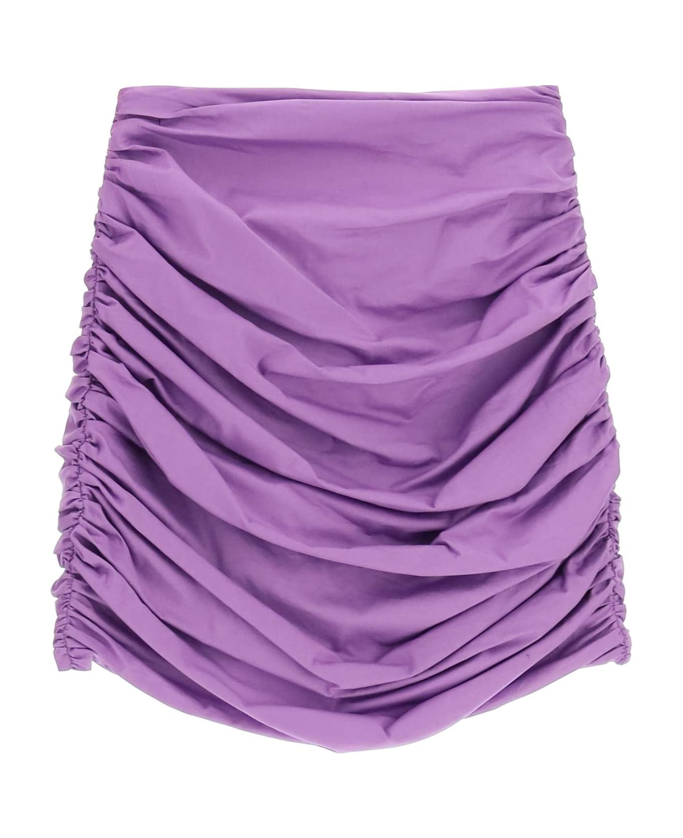 Giuseppe di Morabito Draped Cotton Mini Skirt - PURPLE (Purple) スカート