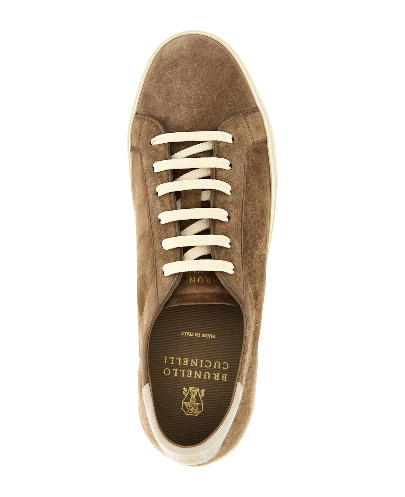 Brunello Cucinelli Suede Sneakers - Beige