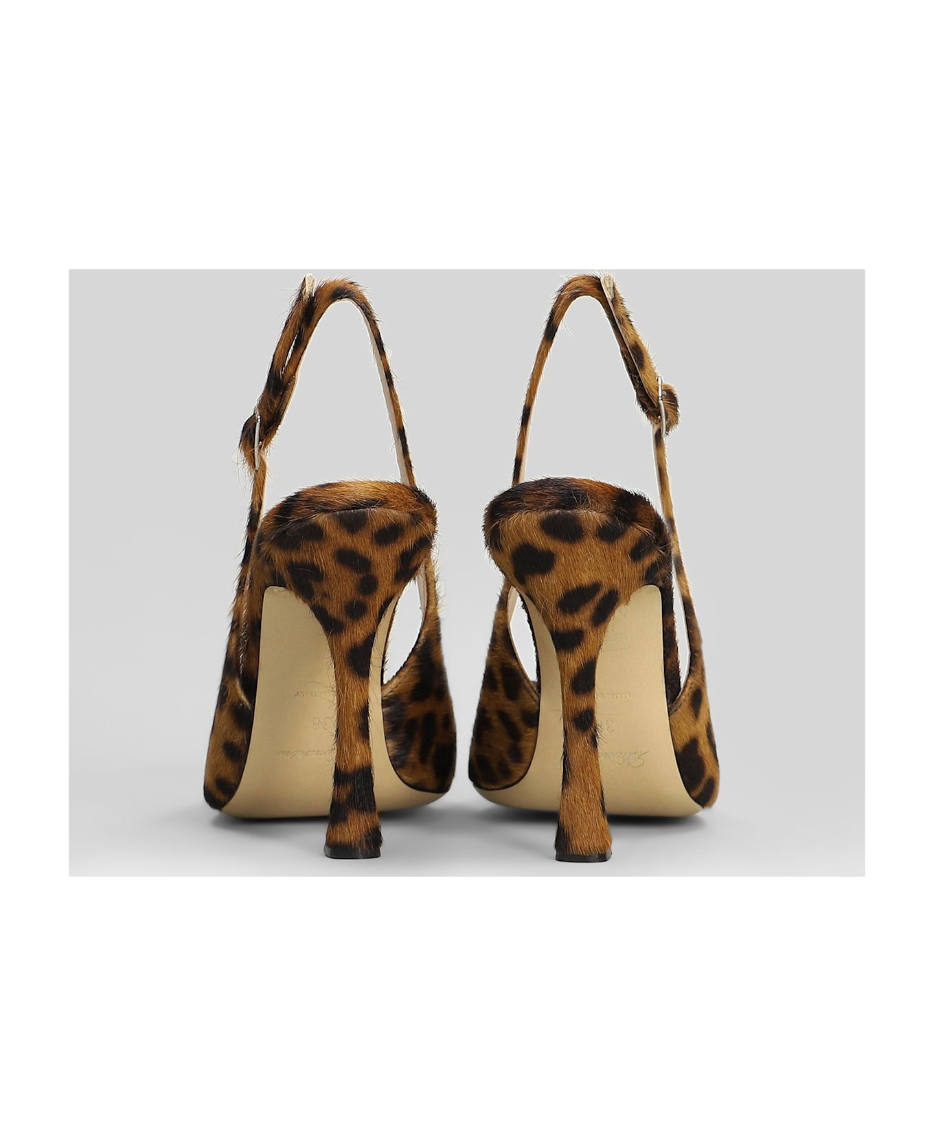 Blumarine Kid Leo Pumps In Animalier Pony Skin - Animalier