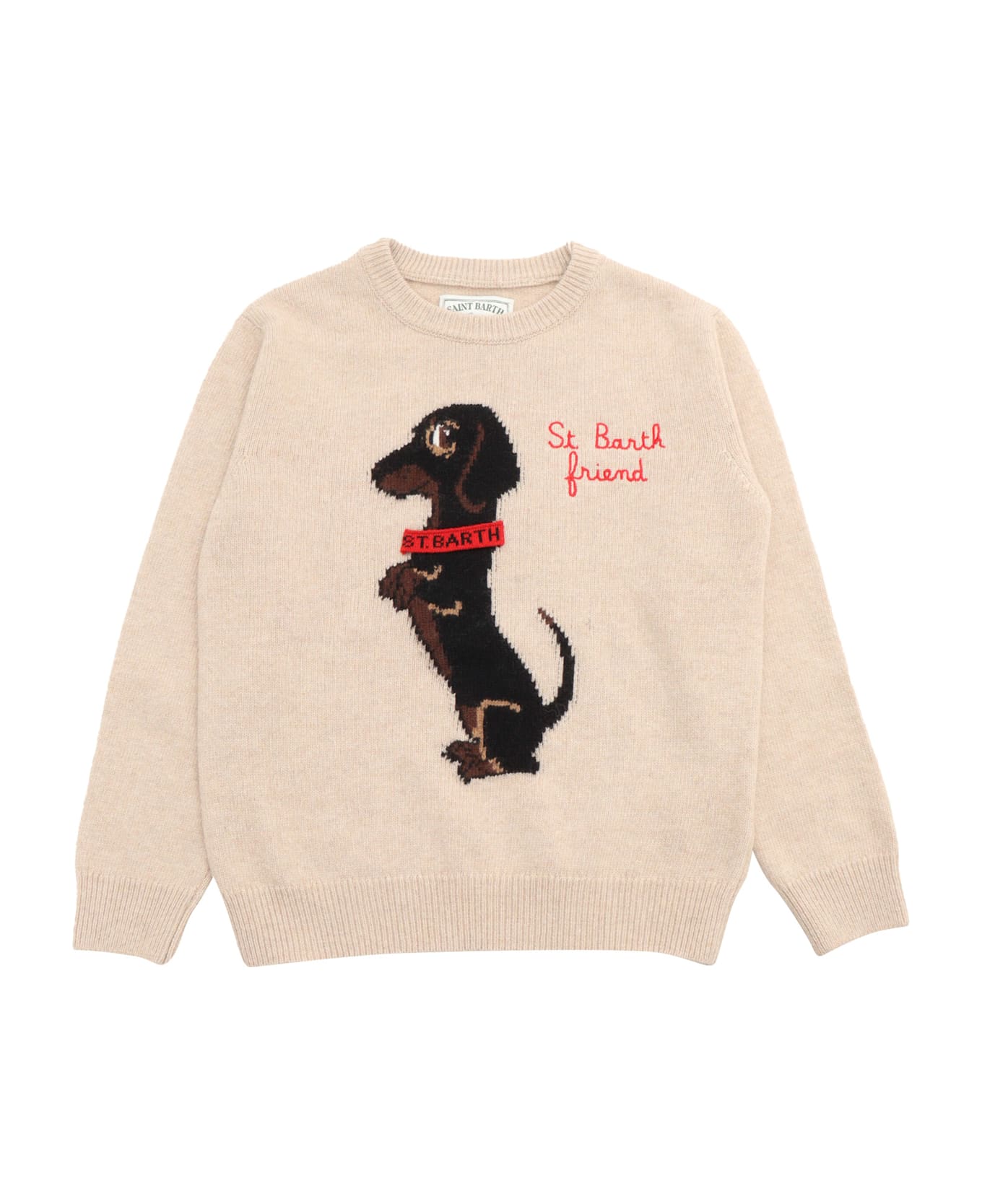 MC2 Saint Barth Crewneck Jaquard Sweater - MULTICOLOR