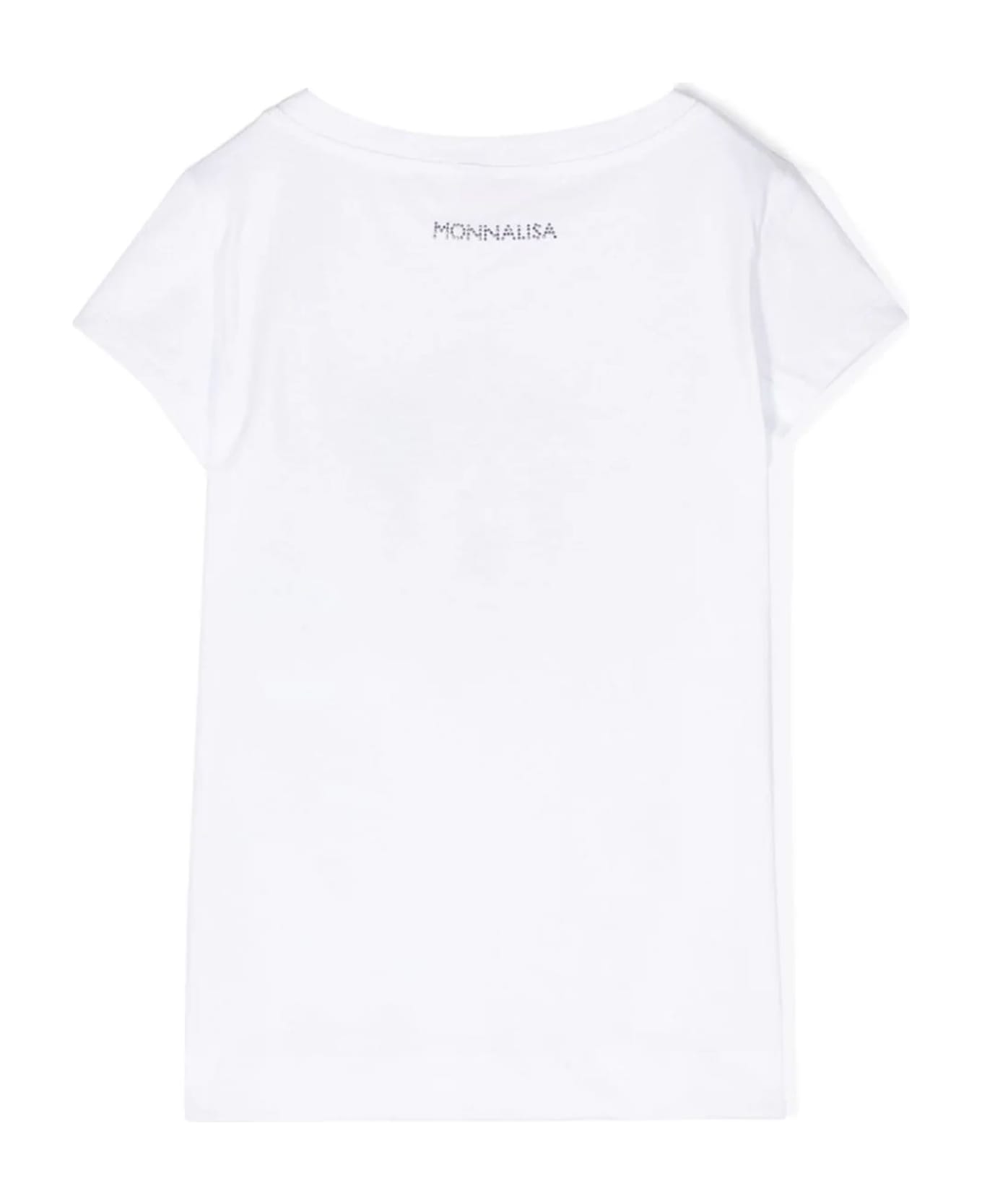 Monnalisa T-shirts And Polos White - White Tシャツ＆ポロシャツ
