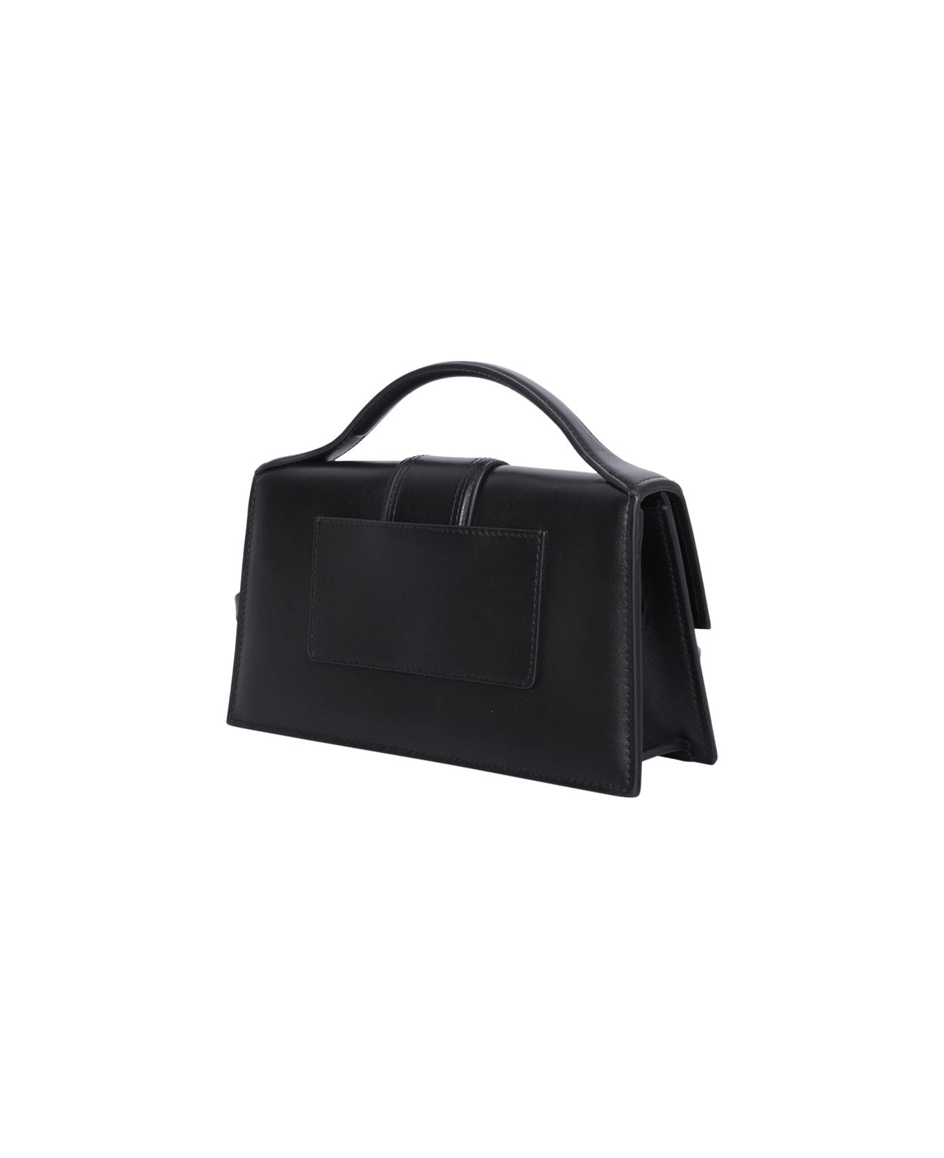 Jacquemus Le Grand Bambino Leather Shoulder Bag - Black