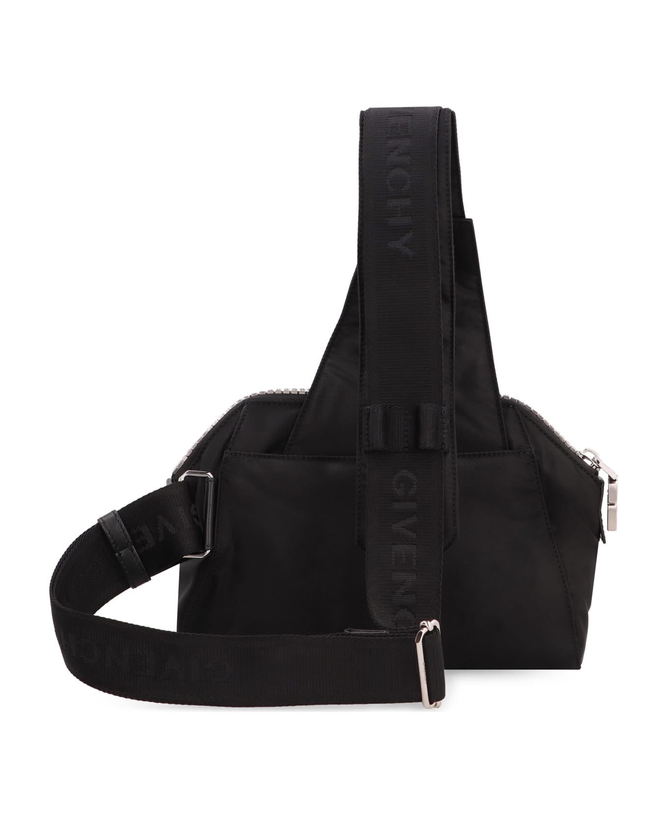 Givenchy Antigona Nylon And Leather Bag - Black
