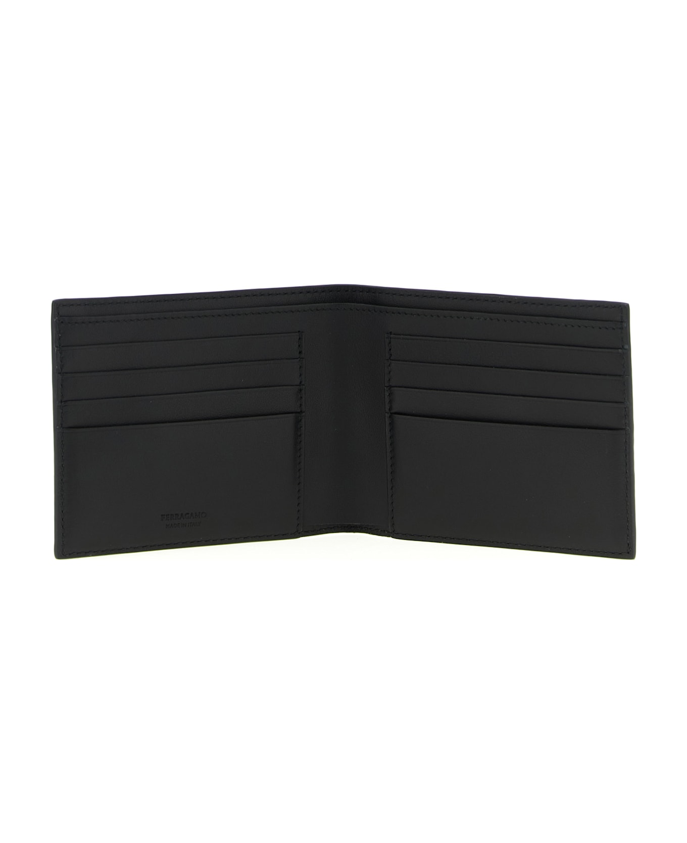 Ferragamo 'gancini' Wallet - Black  
