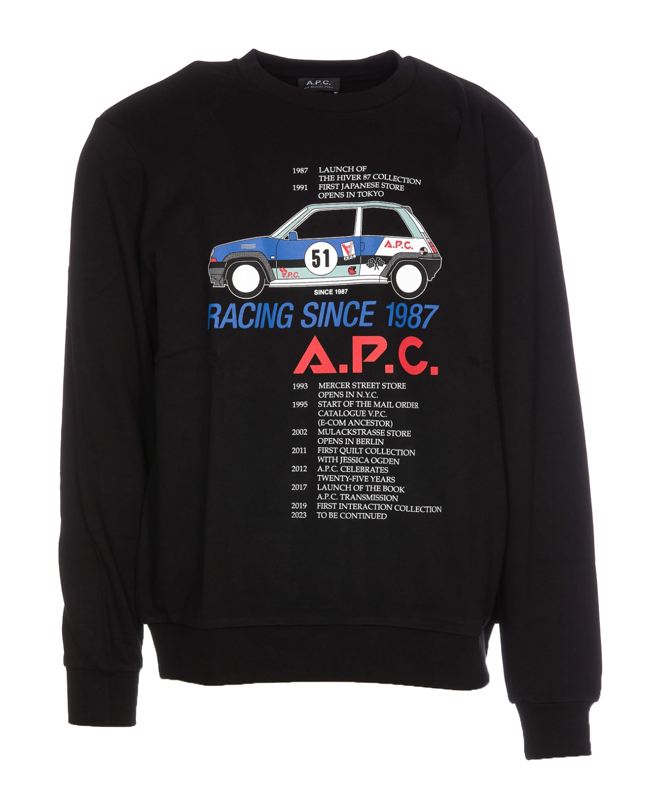 A.P.C. Mack Sweatshirt - Lzz Noir