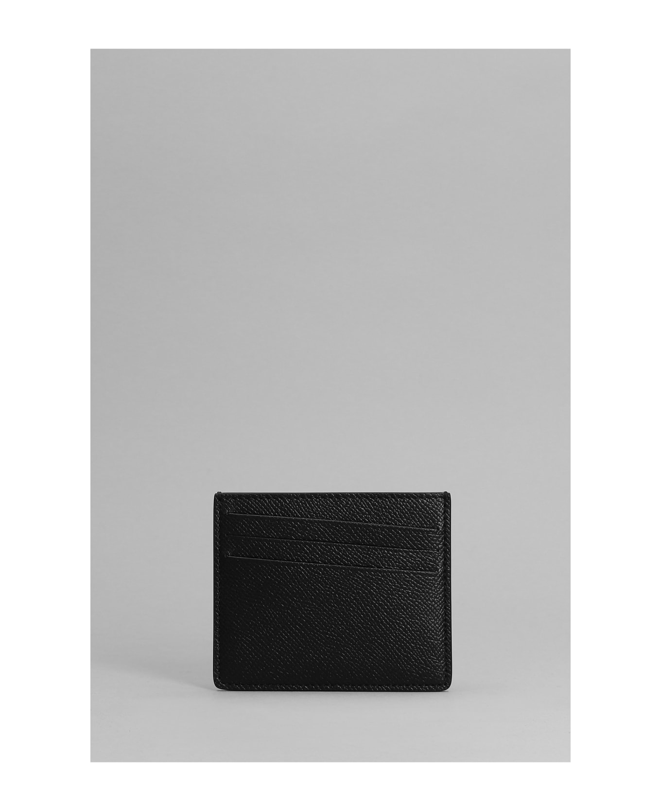 Maison Margiela Wallet In Black Leather - black
