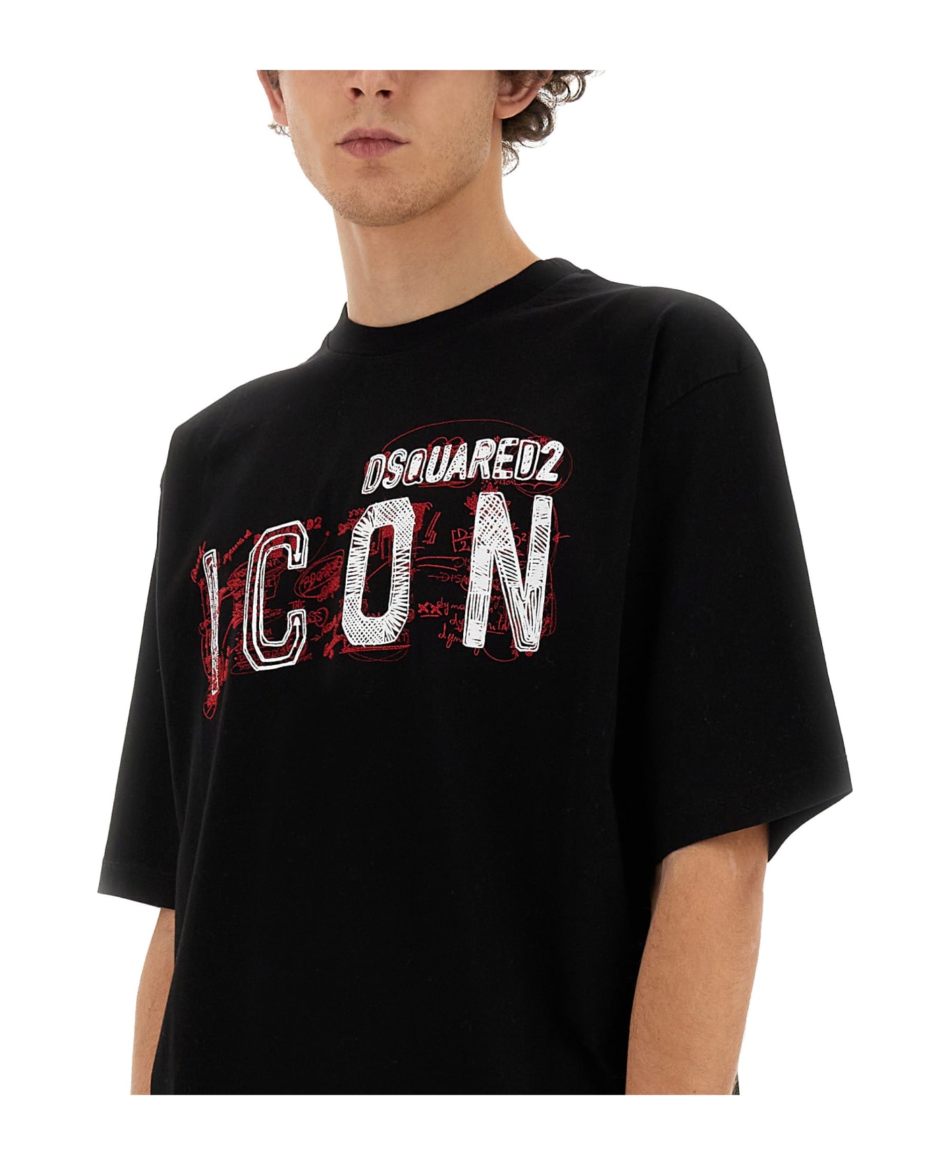 Dsquared2 T-shirt With Logo - NERO シャツ