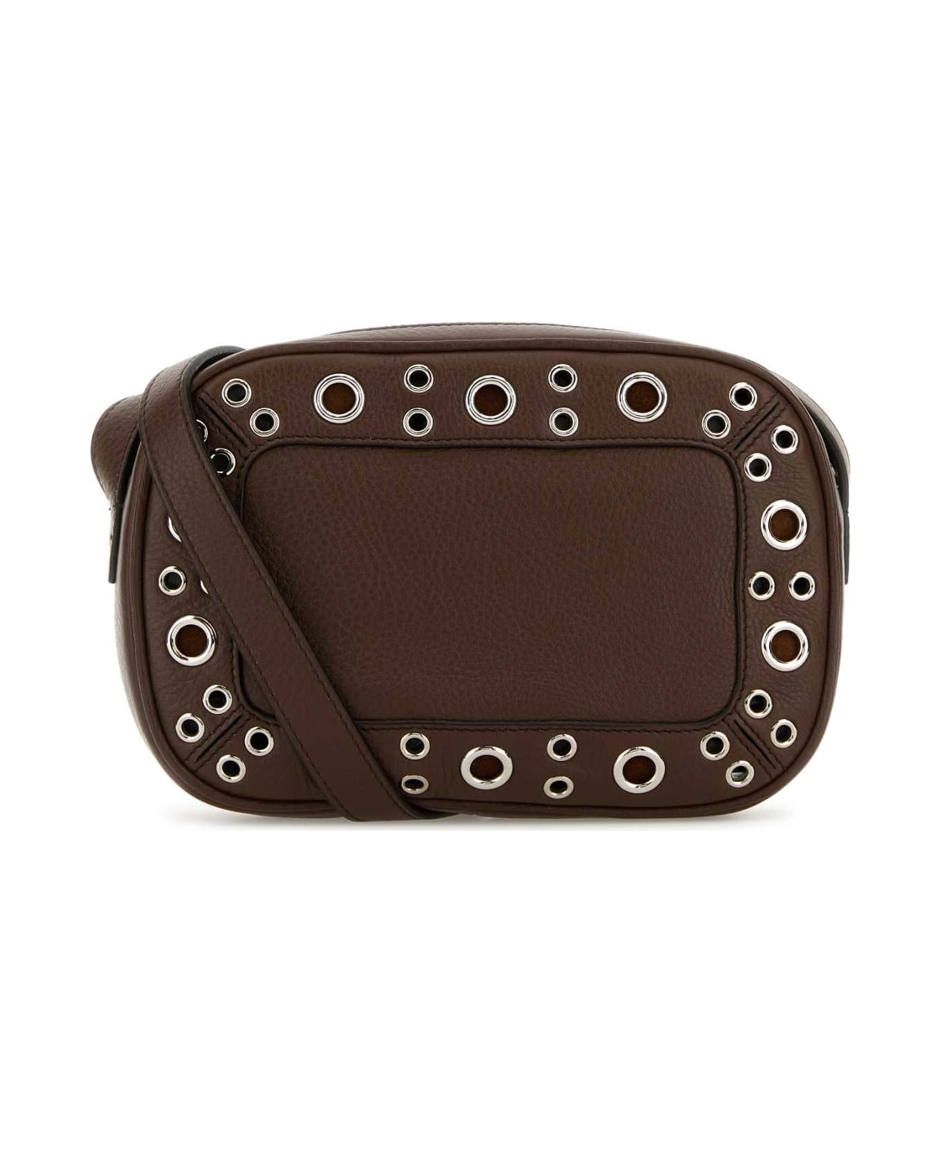 Valentino Garavani Brown Leather Nellcã´te Shoulder Bag - TEAKBROWN