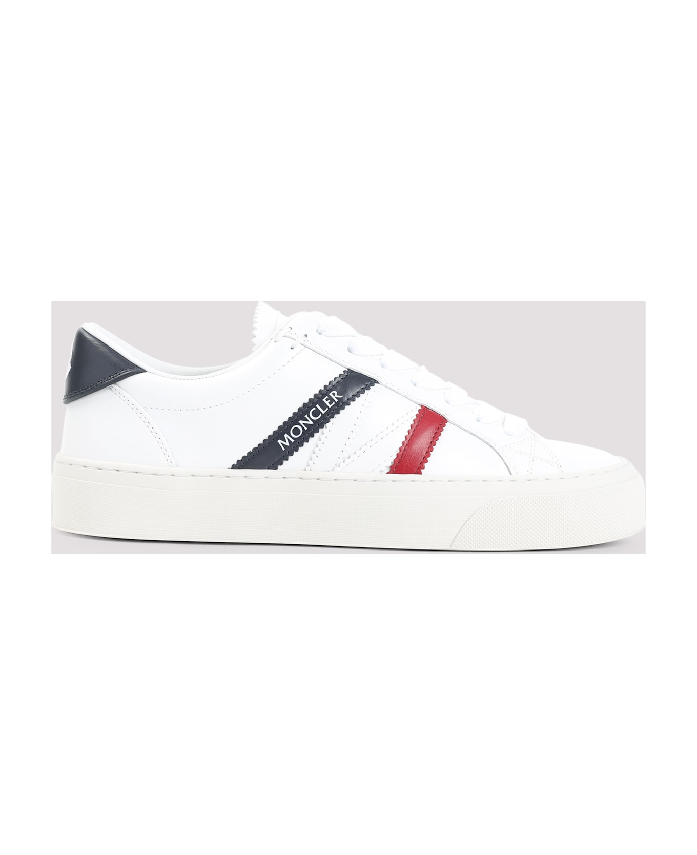 Moncler Monaco 2 Low Top Sneakers - White