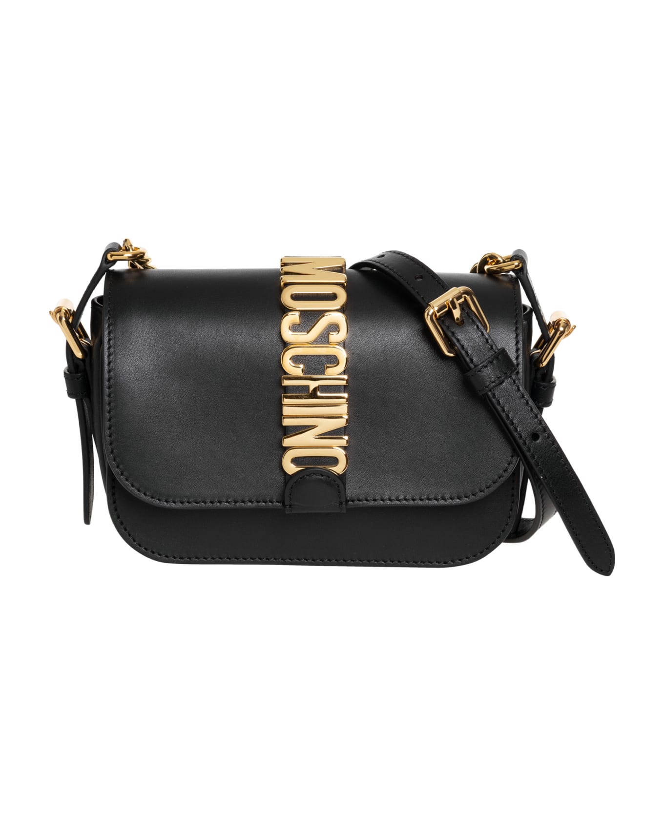 Moschino Leather Handbag - Black