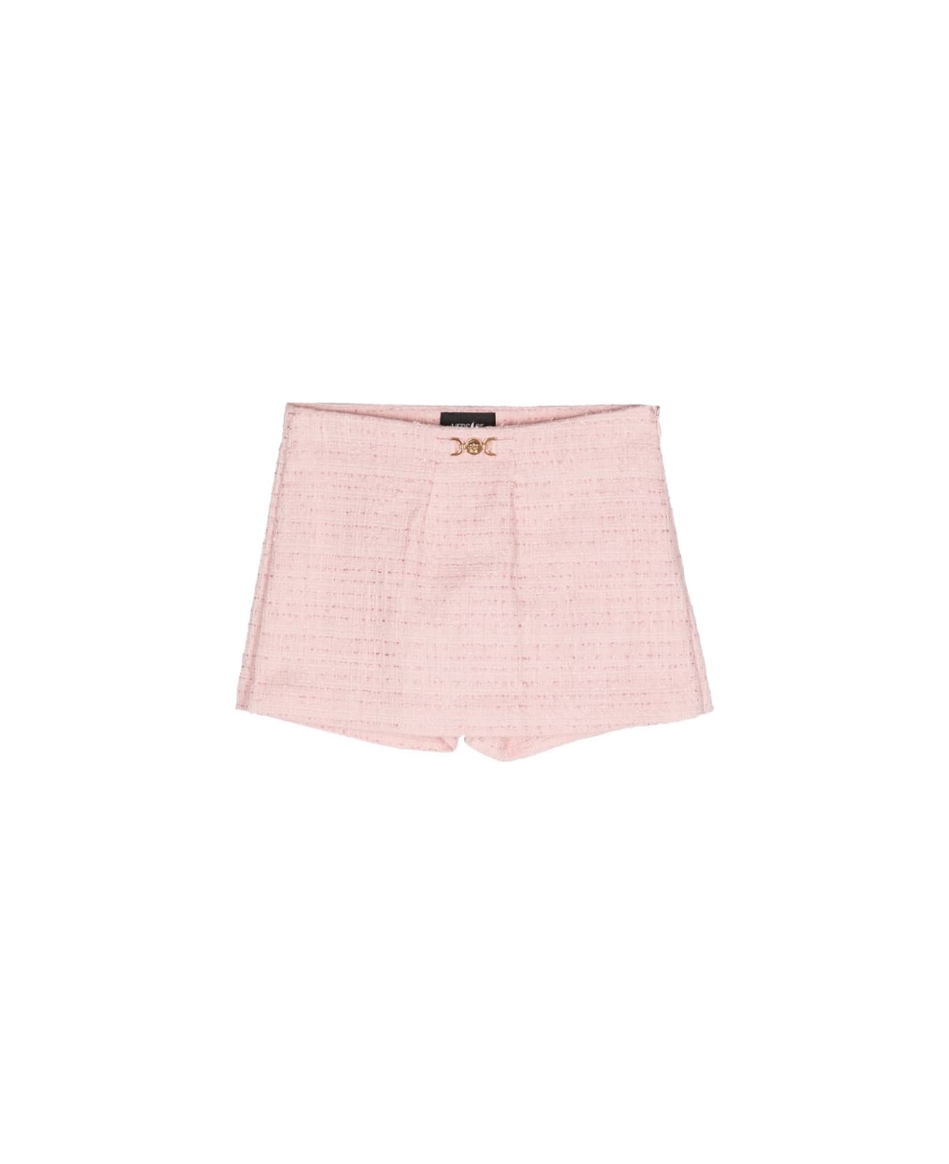 Versace Skirt Cotton Mix Tweed - PINK