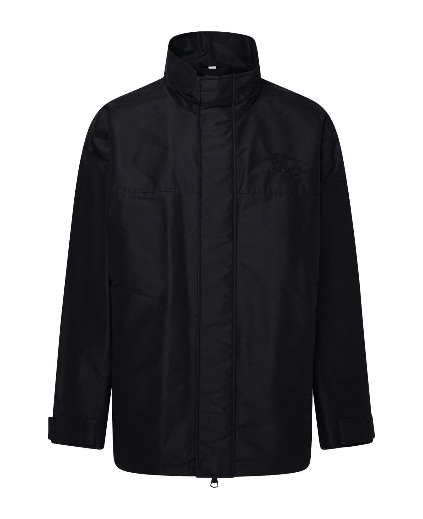 Burberry Black Nylon Salford Jacket - Black コート