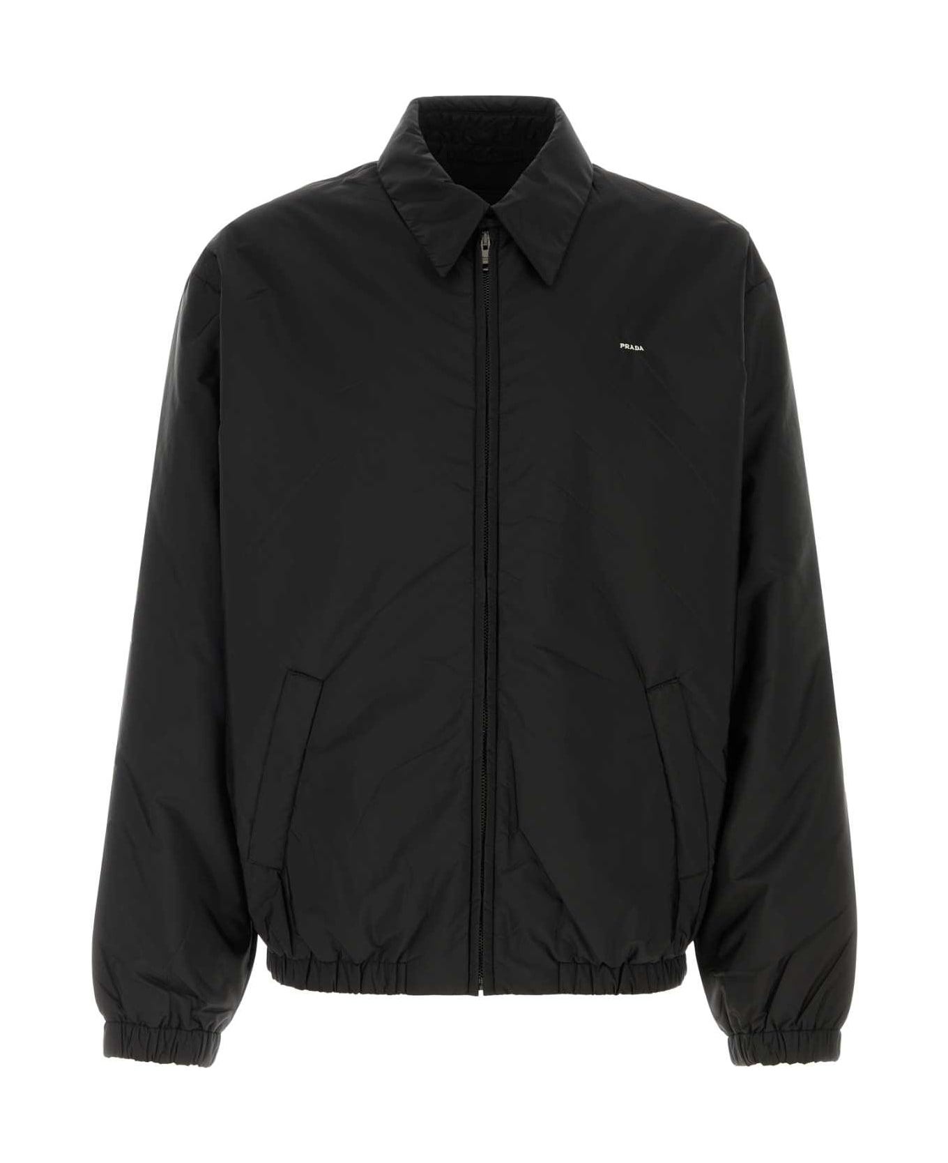 Prada Black Re-nylon Padded Jacket - NERO