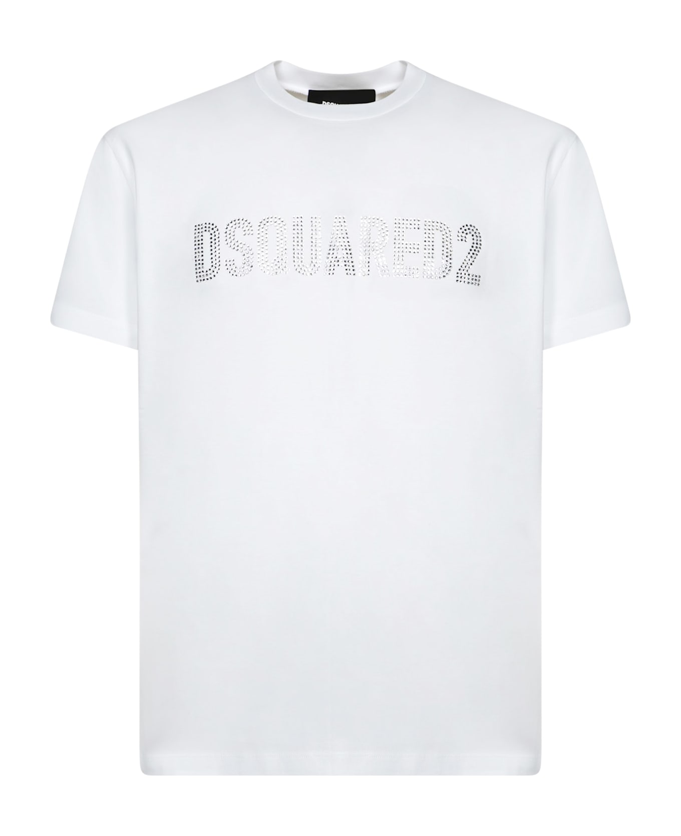 Dsquared2 Logo Paill White T-shirt - White