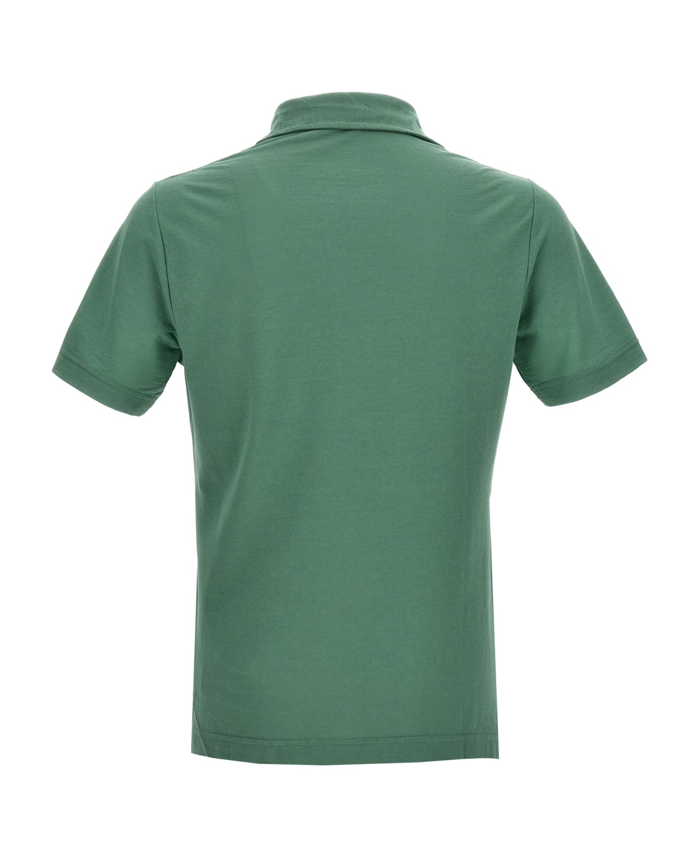 Zanone Ice Cotton Polo Shirt Zanone - GREEN