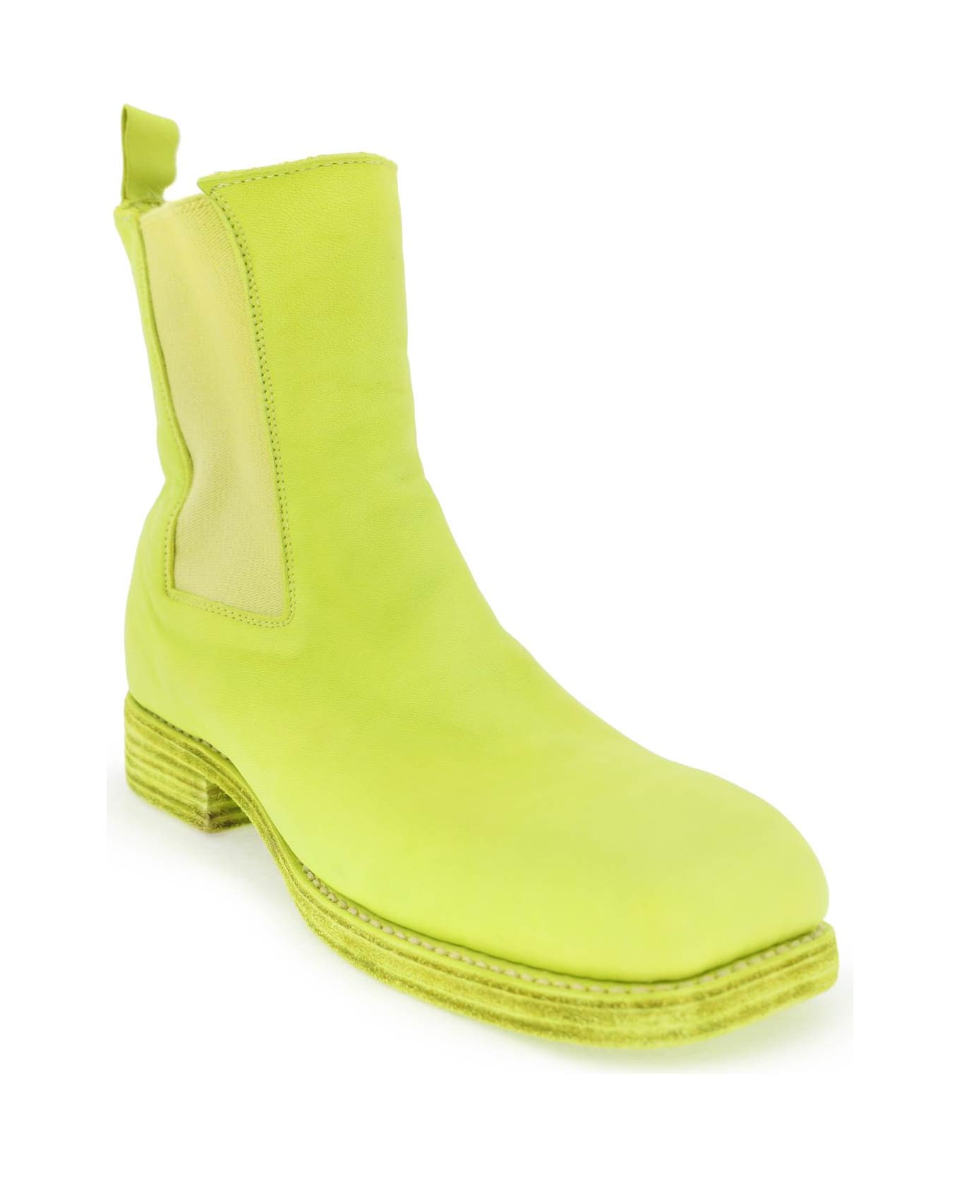 Guidi Leather Chelsea Ankle Boots - CO157T (Yellow)