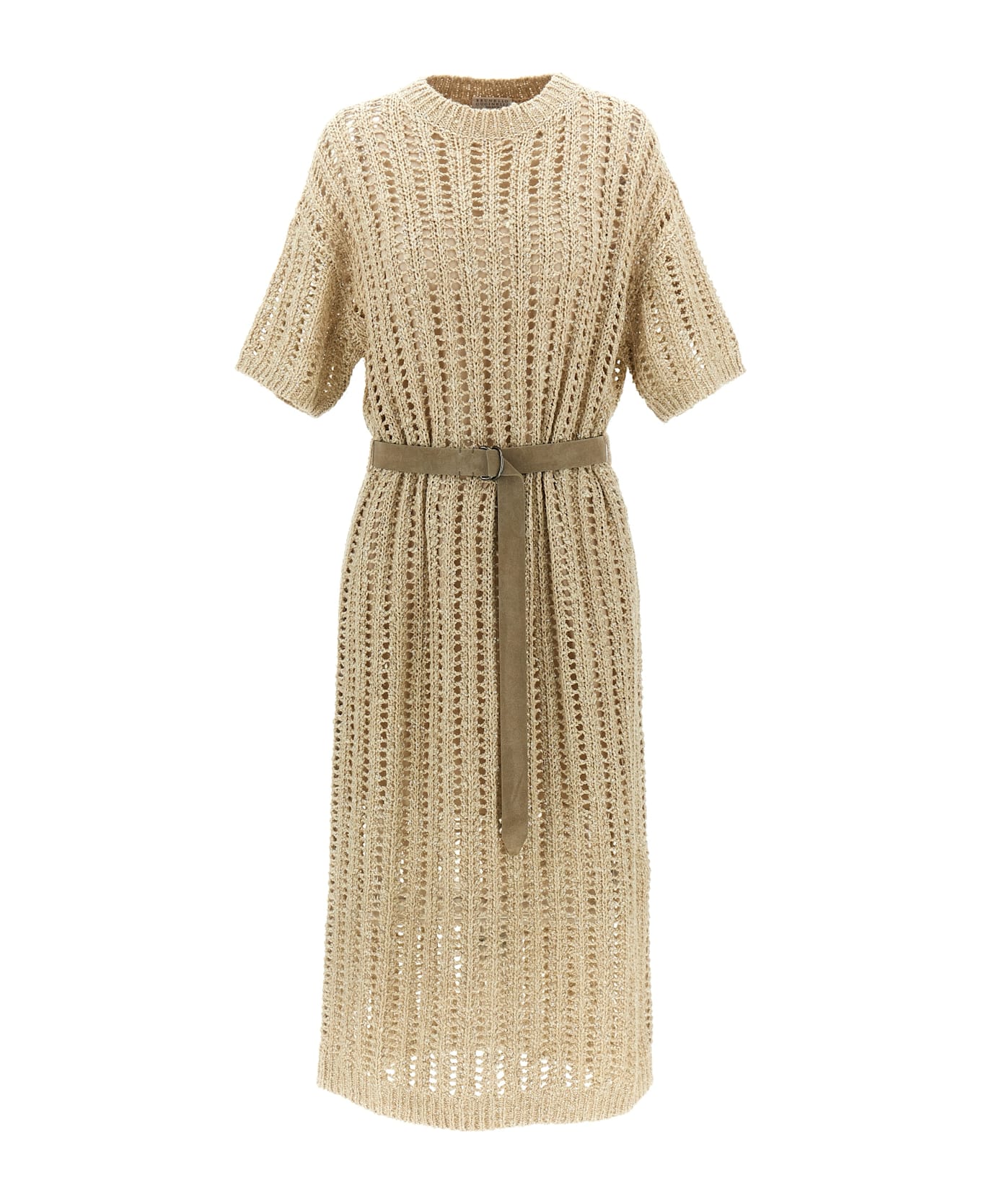 Brunello Cucinelli Dazzling Dress - Beige ワンピース＆ドレス