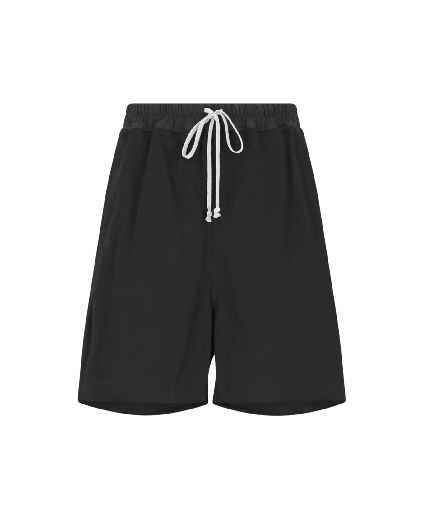 Rick Owens Cotton Bermuda Shorts - Black