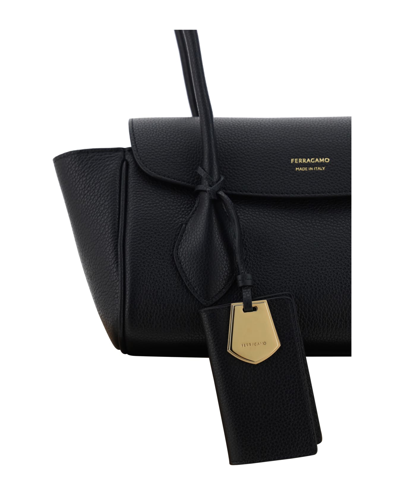 Ferragamo East-west Medium Tote Bag - Black  