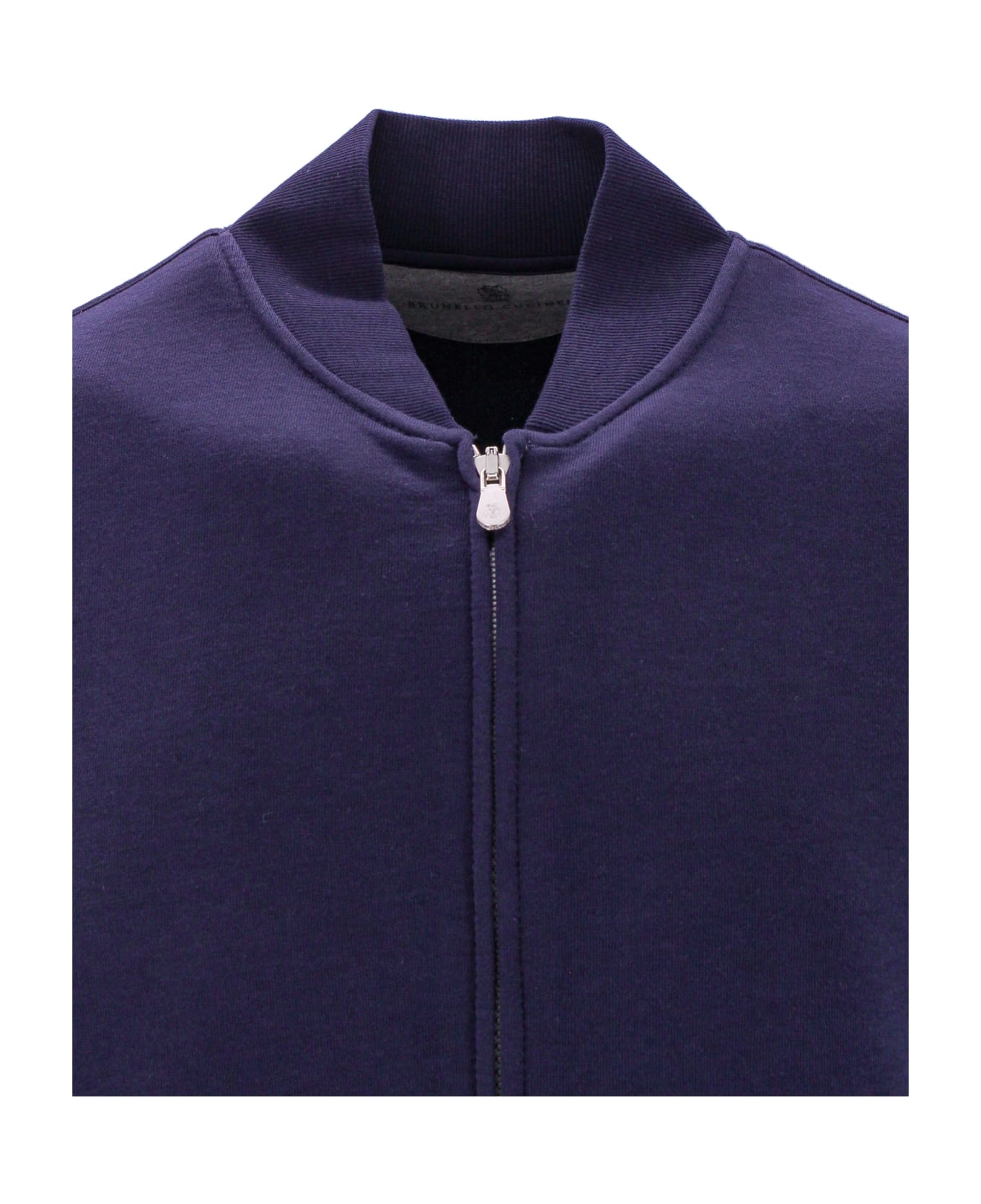 Brunello Cucinelli Zip Classic Jacket - Blue
