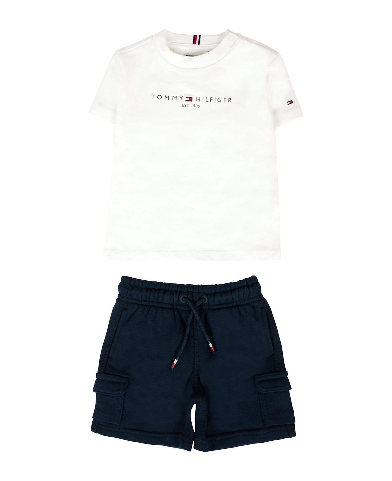 Tommy Hilfiger Multicolor Suit For Boy With Logo - Multicolor