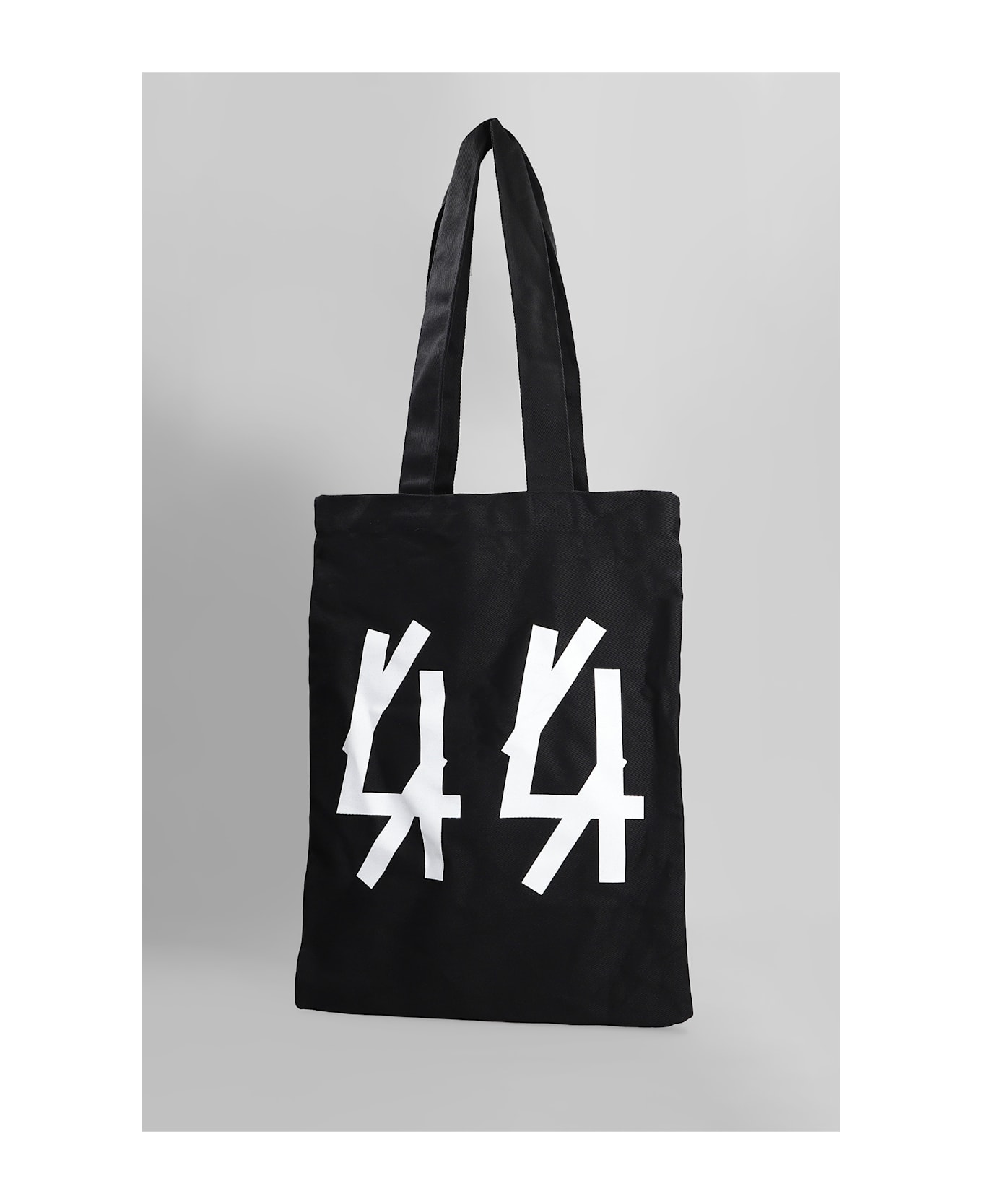 44 Label Group Tote In Black Cotton - black