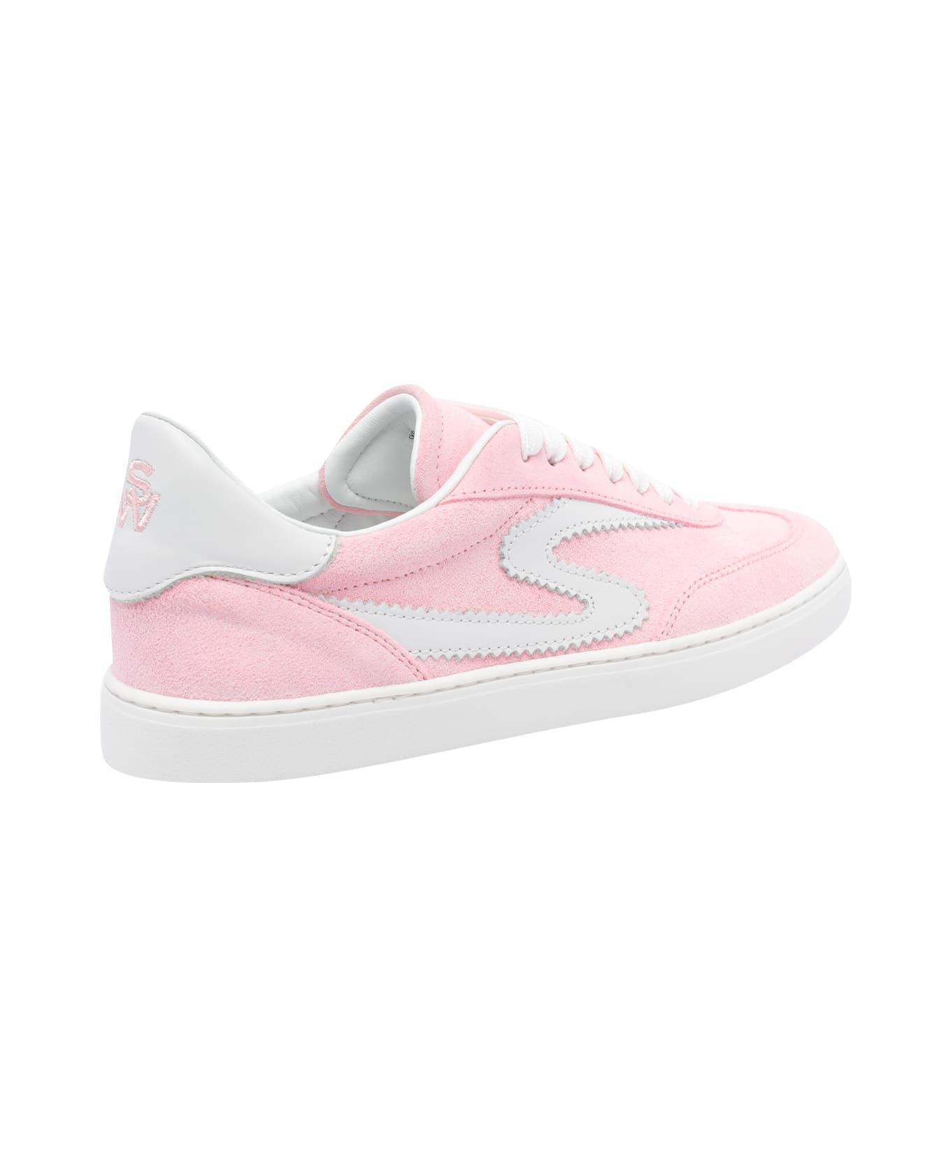 Stuart Weitzman Runaround Sneakers - Pink marshmallow/white