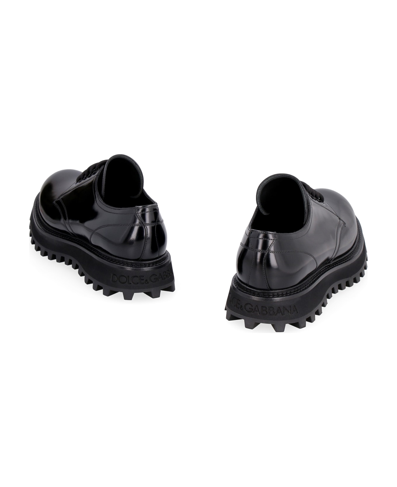 Dolce & Gabbana Derby Shoes - Black ローファー＆デッキシューズ