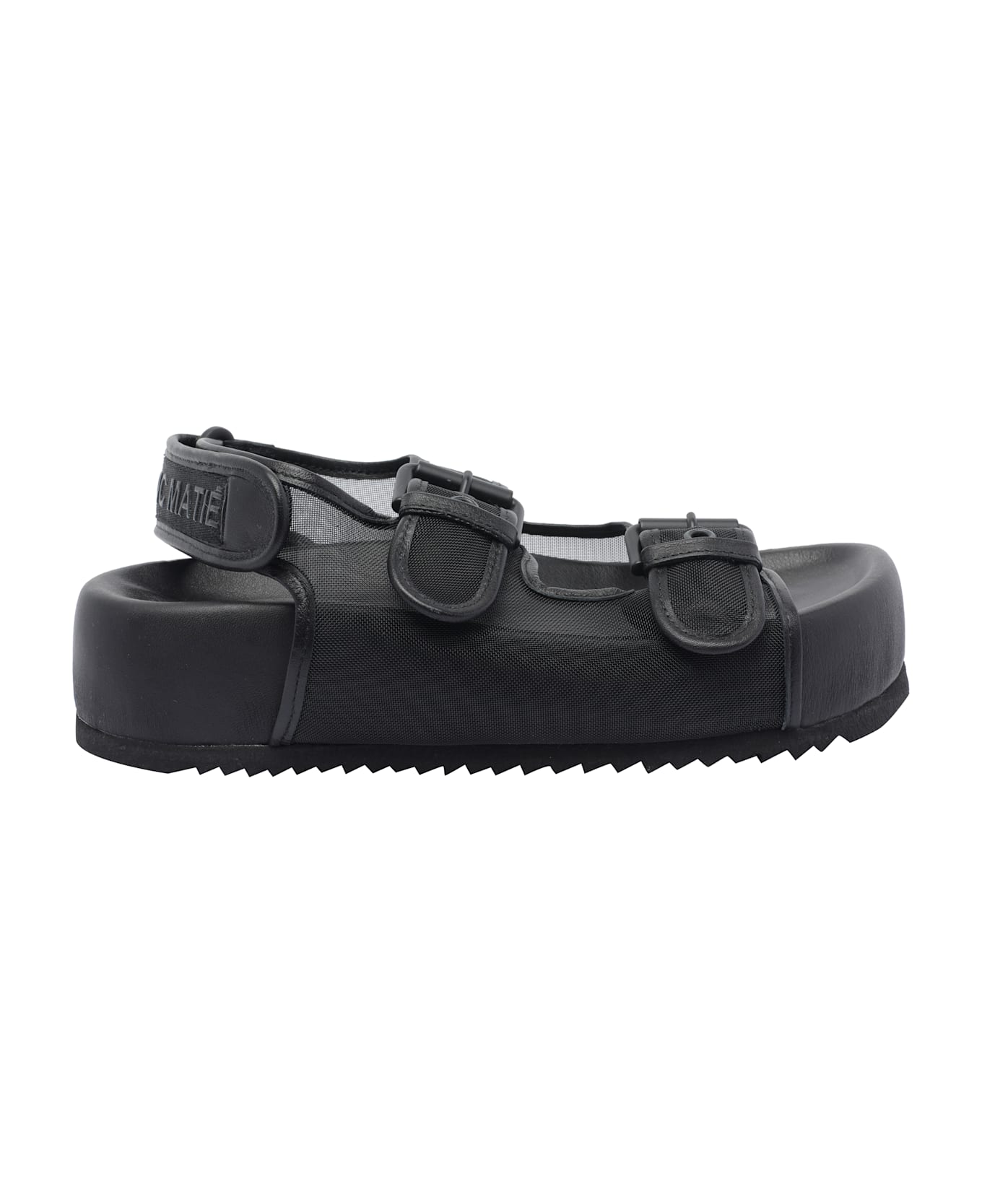 Vic Matié Tulle Sandals - Black