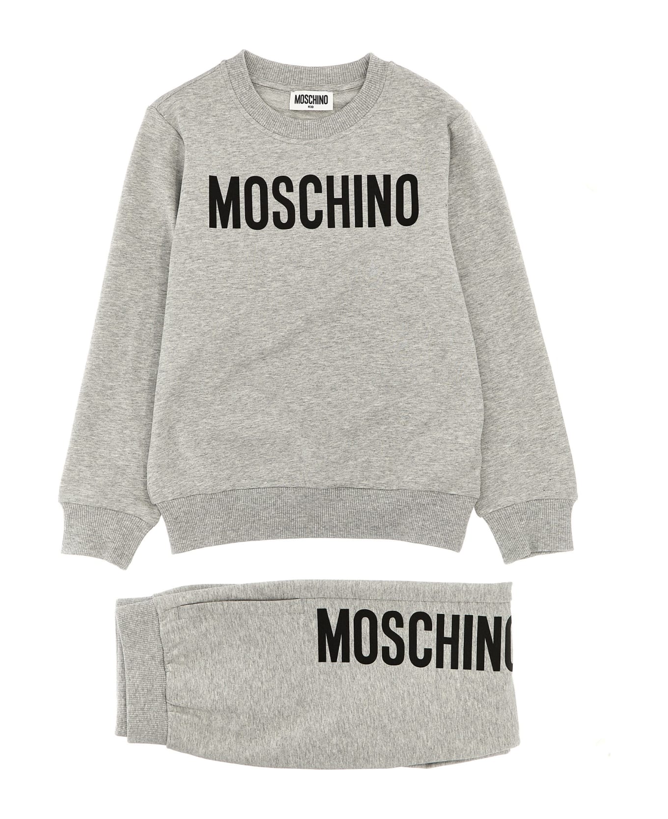 Moschino Logo Print Tracksuit - Gray トップス