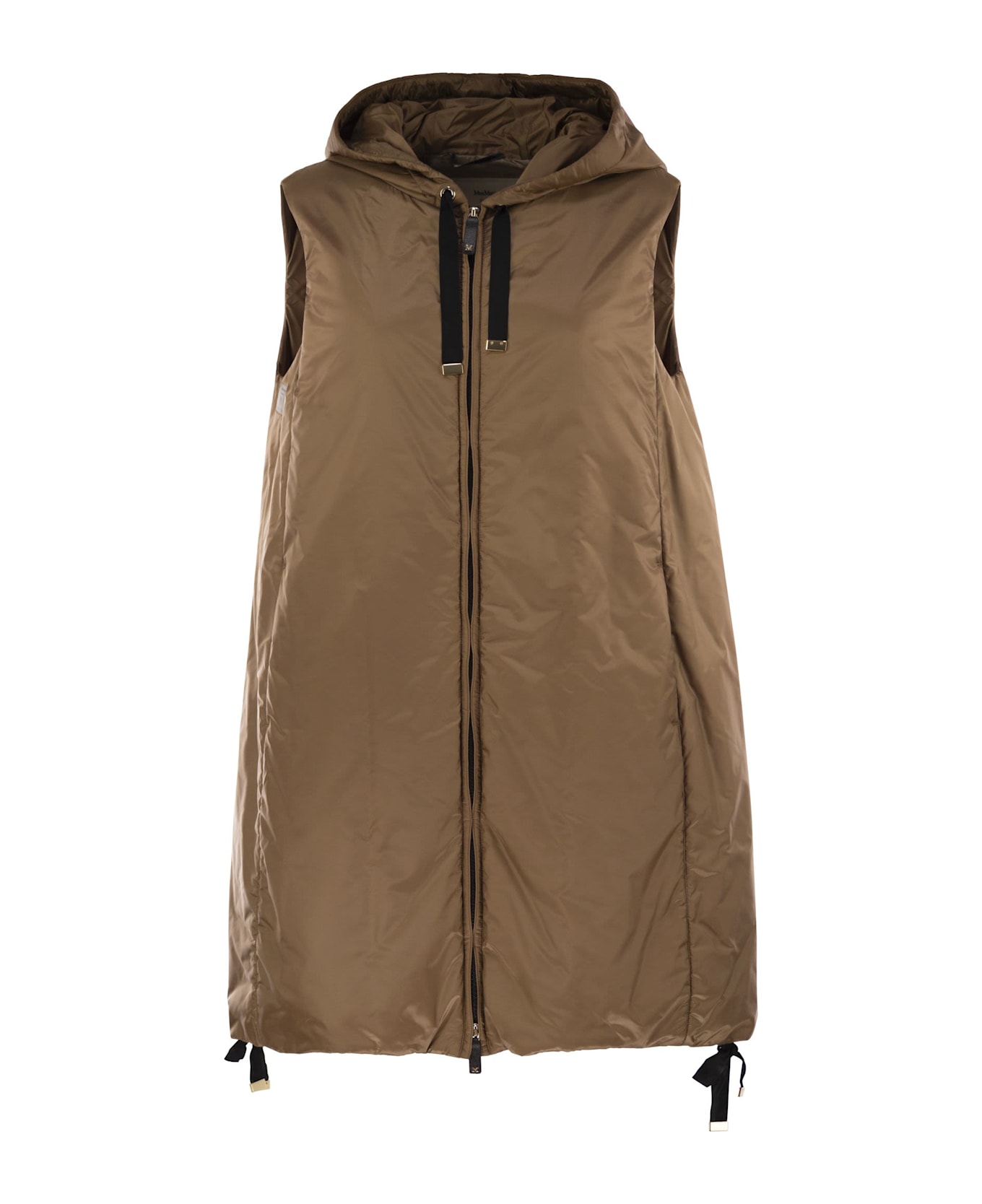 Max Mara The Cube Greengi - Drip-proof Canvas Waistcoat - Caramel