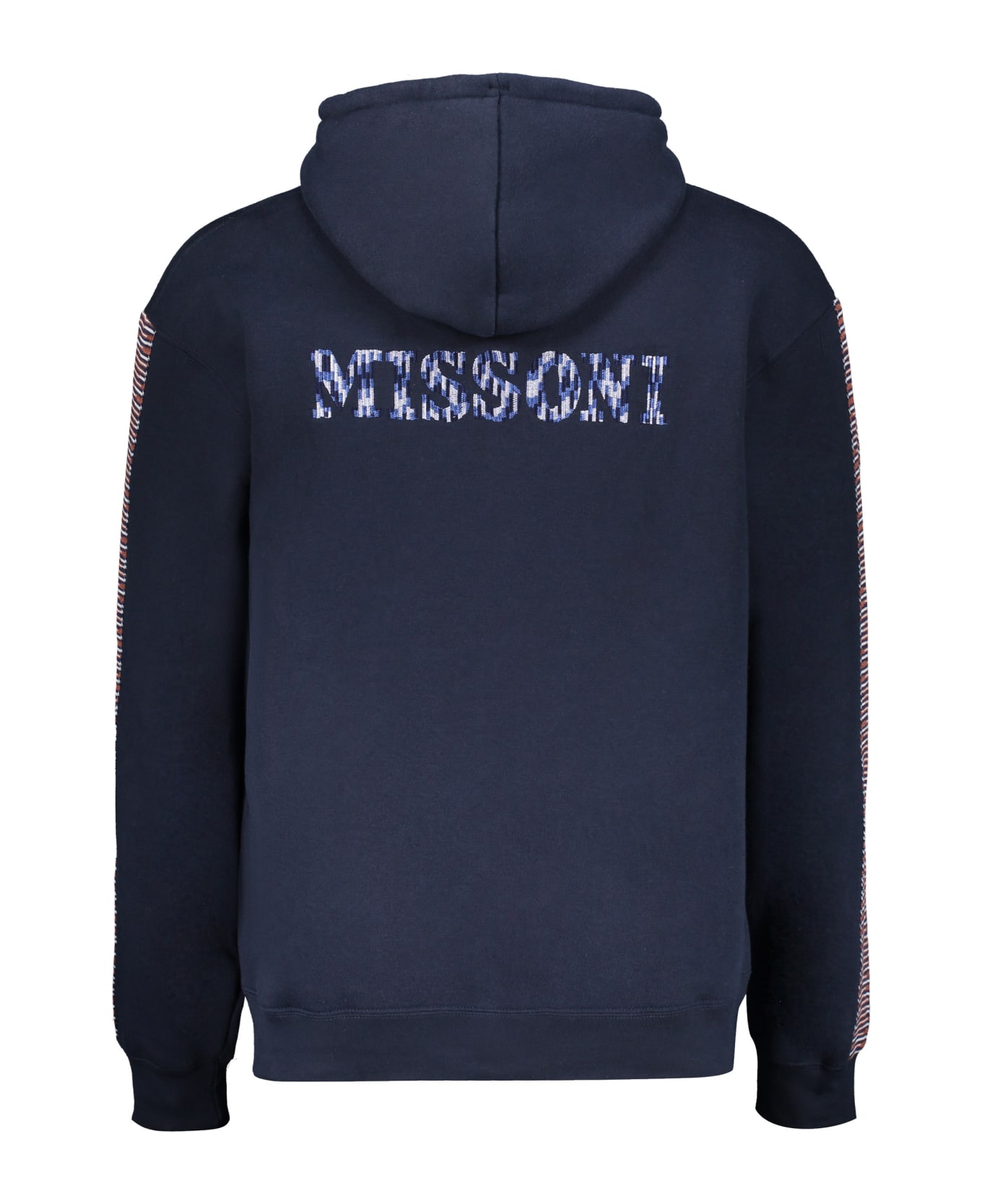 Missoni Logo Embroidery Sweatshirt - blue