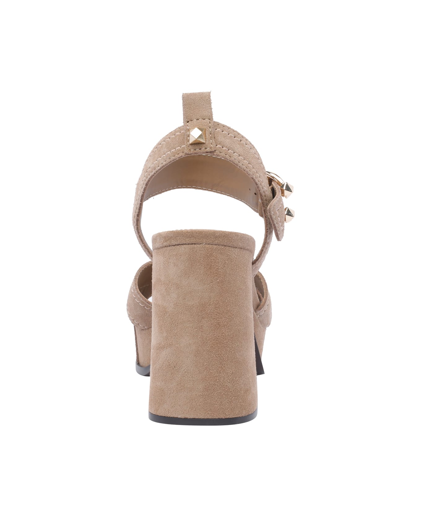 Ash Melany Pump Sandals - Beige