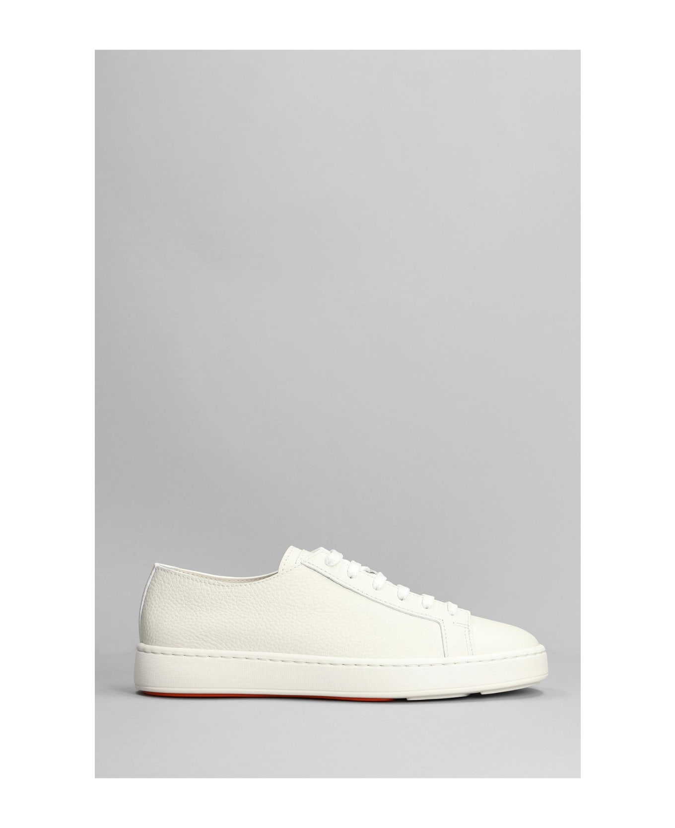 Santoni Cleanic Sneakers In White xclab - white