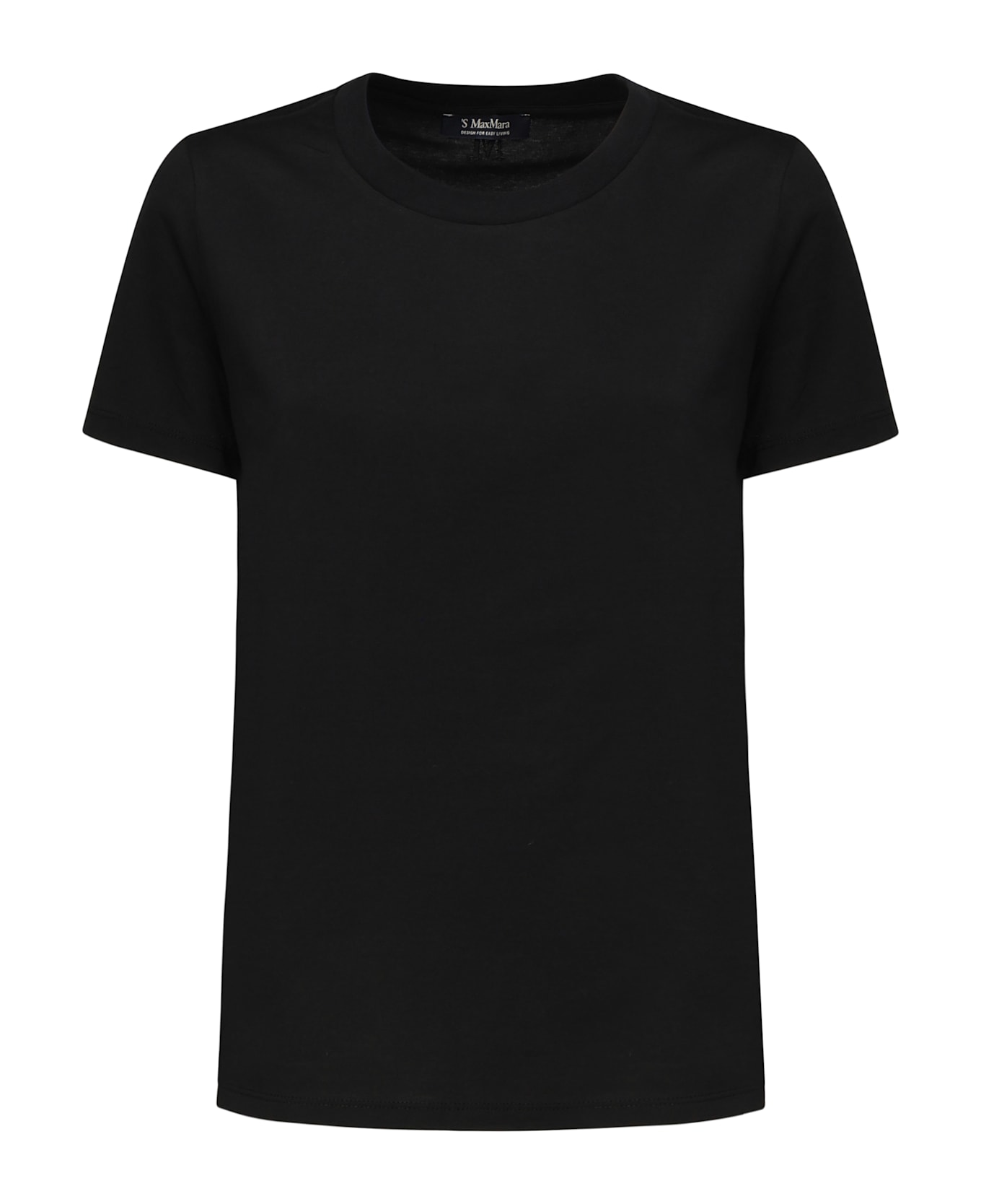 
S Max Mara Cotton T-shirt - Black