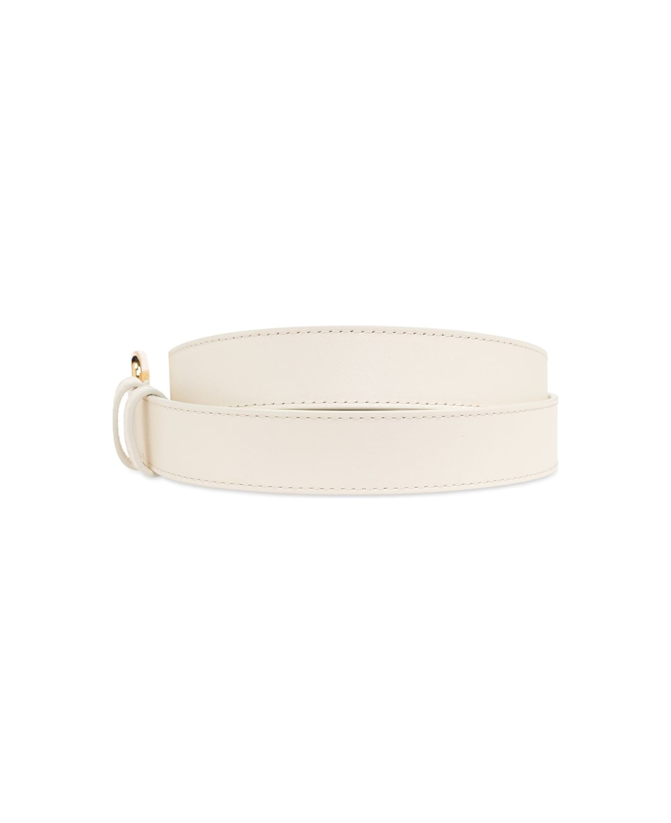 Jacquemus La Ceinture Ovalo J Buckle Belt - Cream