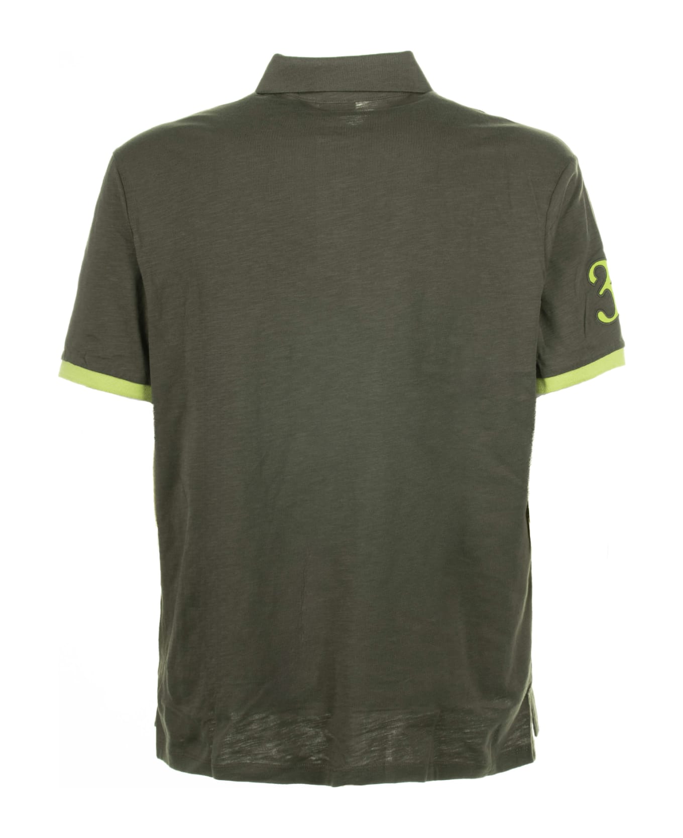 Blauer Polo 36 With Short Sleeves Green - VERDE SIEPE