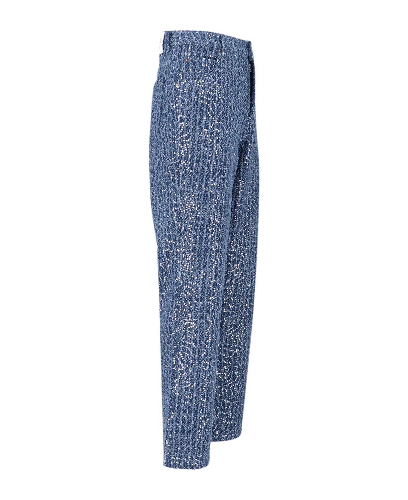 Charles Jeffrey Loverboy Sequin Jeans - Blue