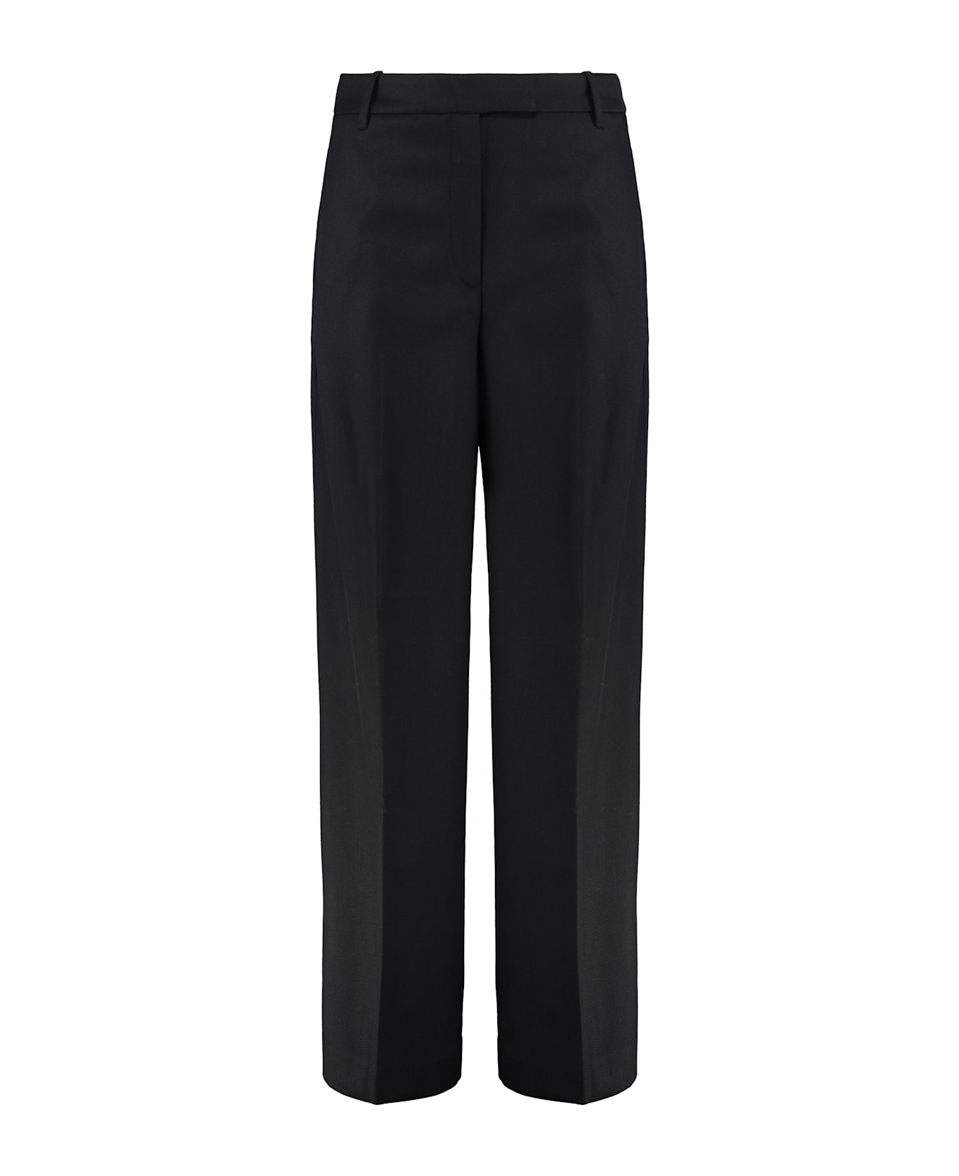 Calvin Klein Wool Gabardine Trousers - black