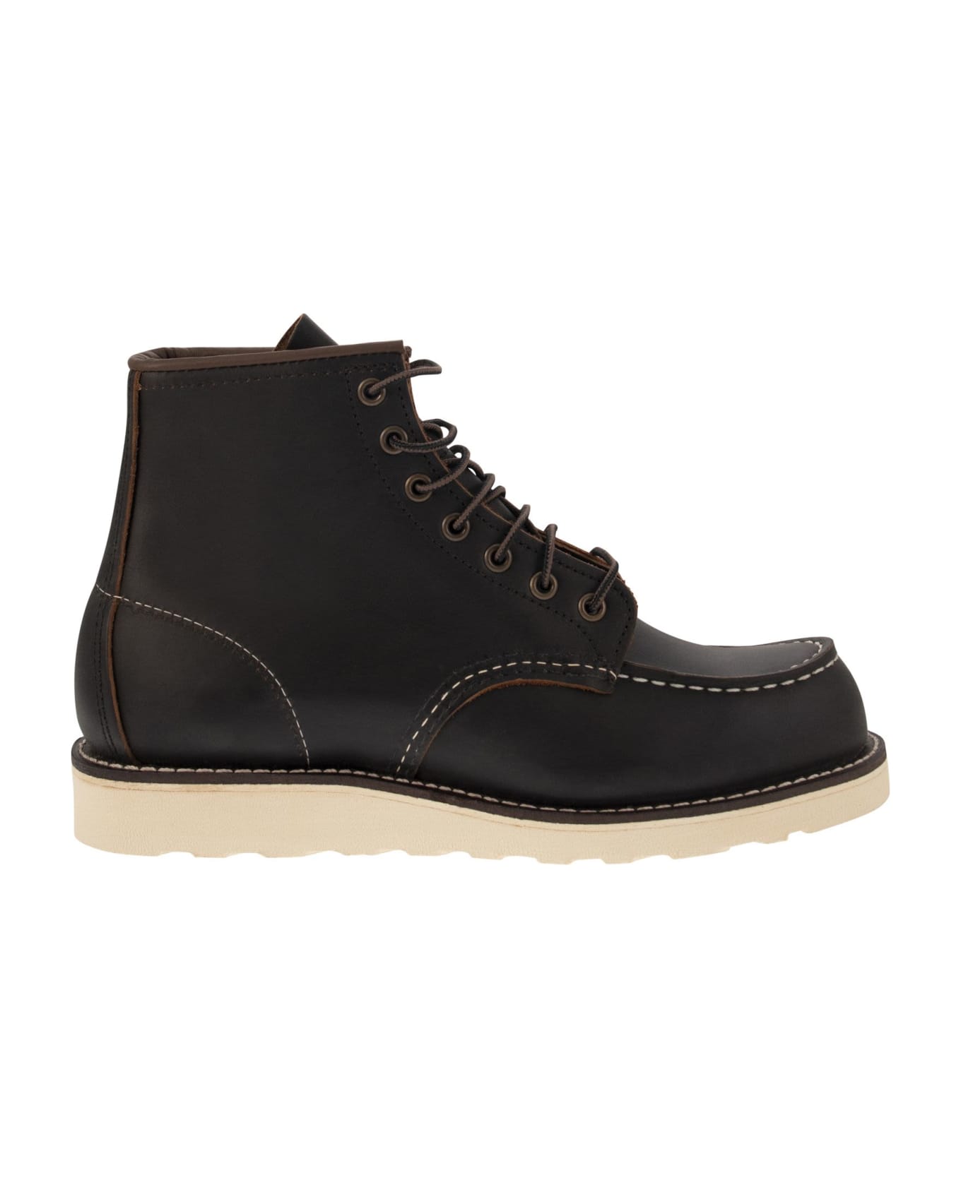 Red Wing Classic Moc - Leather Boot With Laces - Black ブーツ