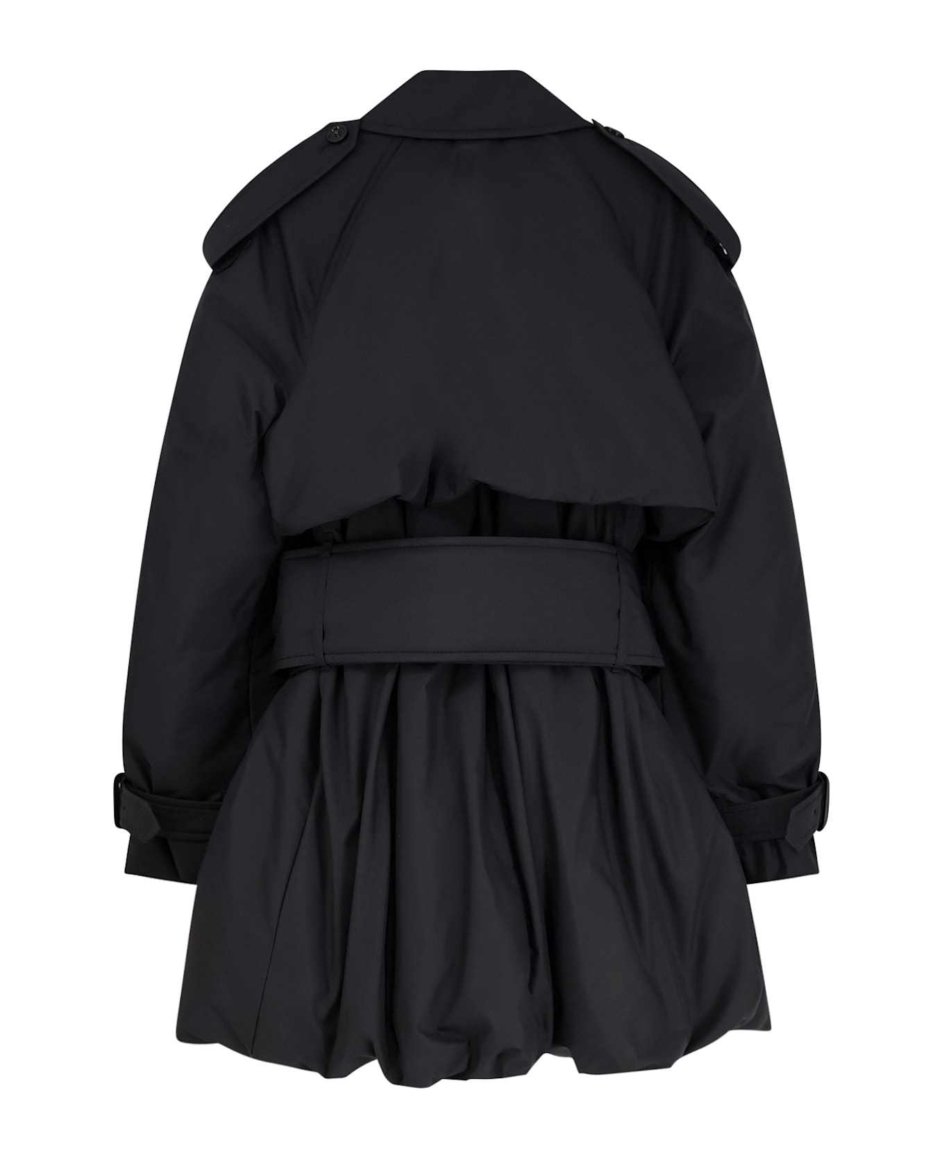 Burberry Berryhill Jacket With Belt - Black