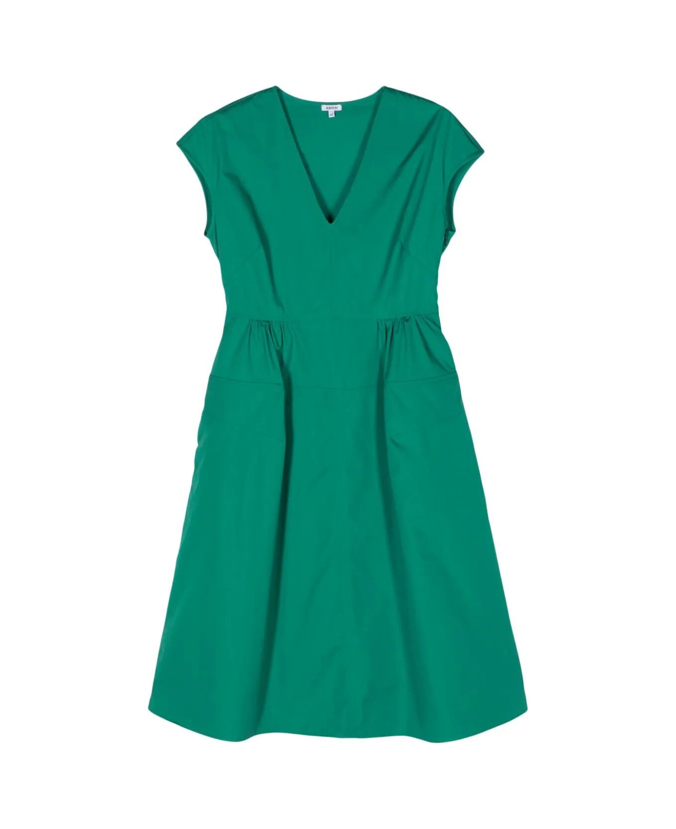 Aspesi Mod 2910 Dress - Green ワンピース＆ドレス