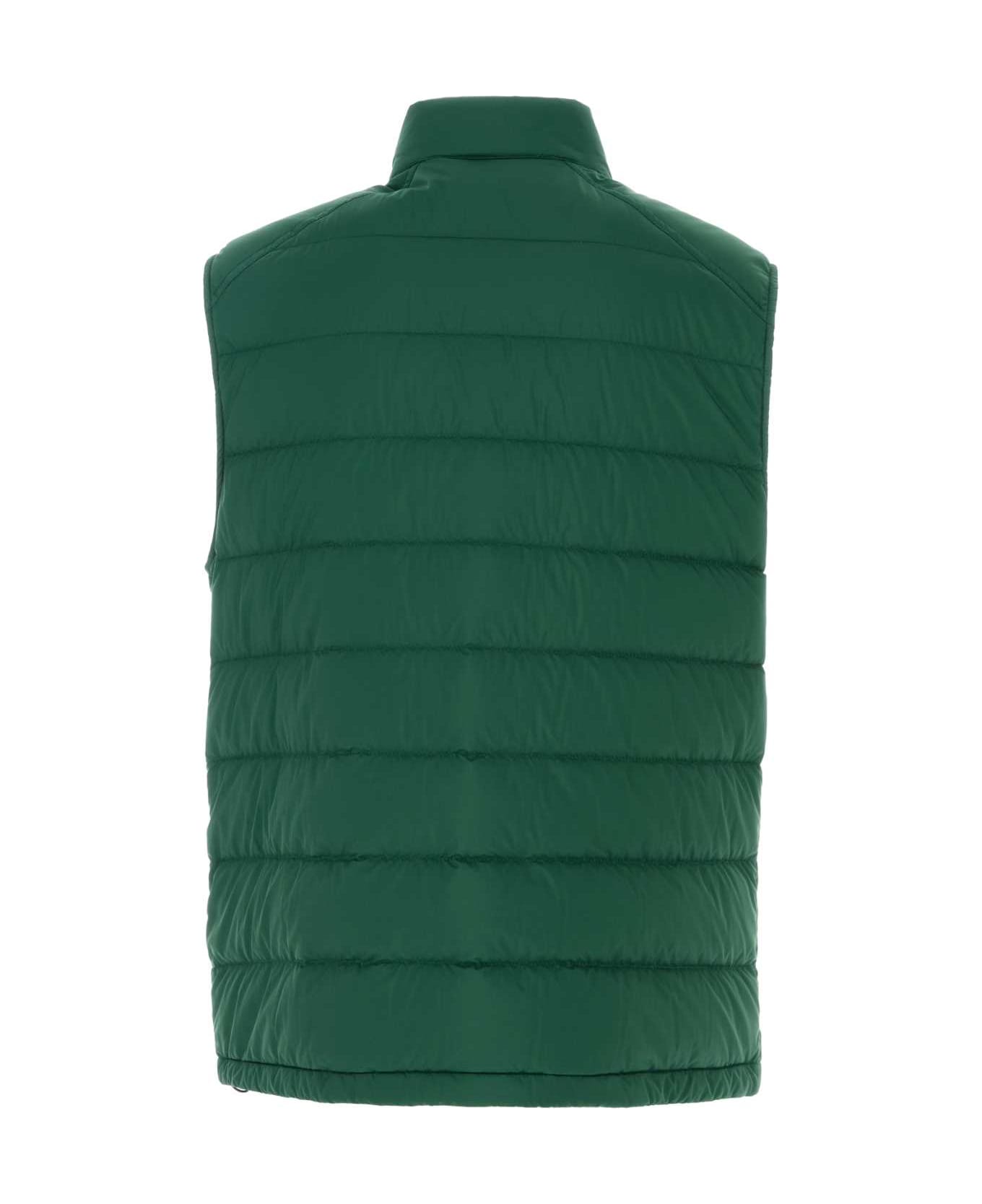 Moncler Dark Green Nylon Barthe Sleeveless Down Jacket - 866