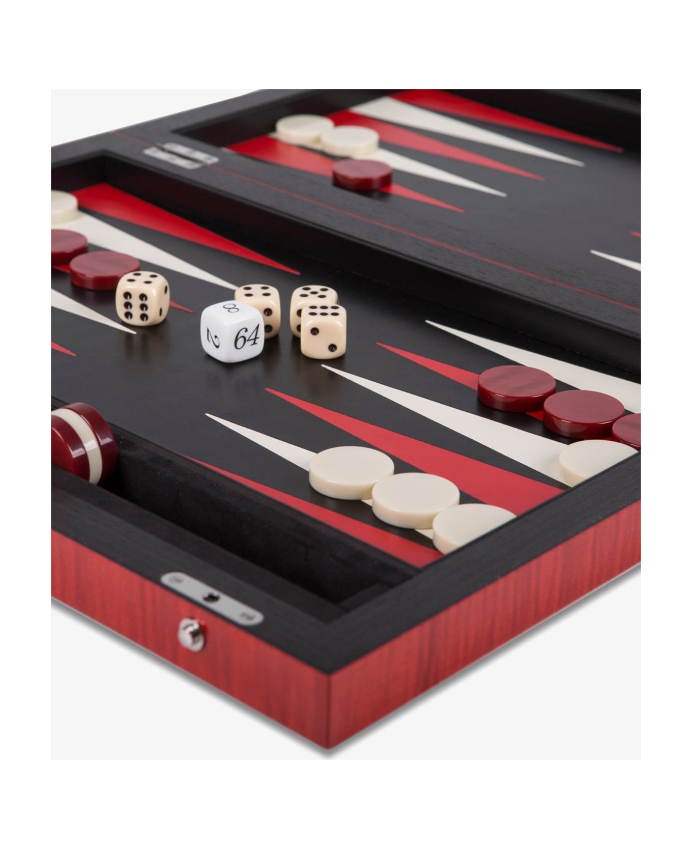 Larusmiani Backgammon Set Kamal Khan Game - Red