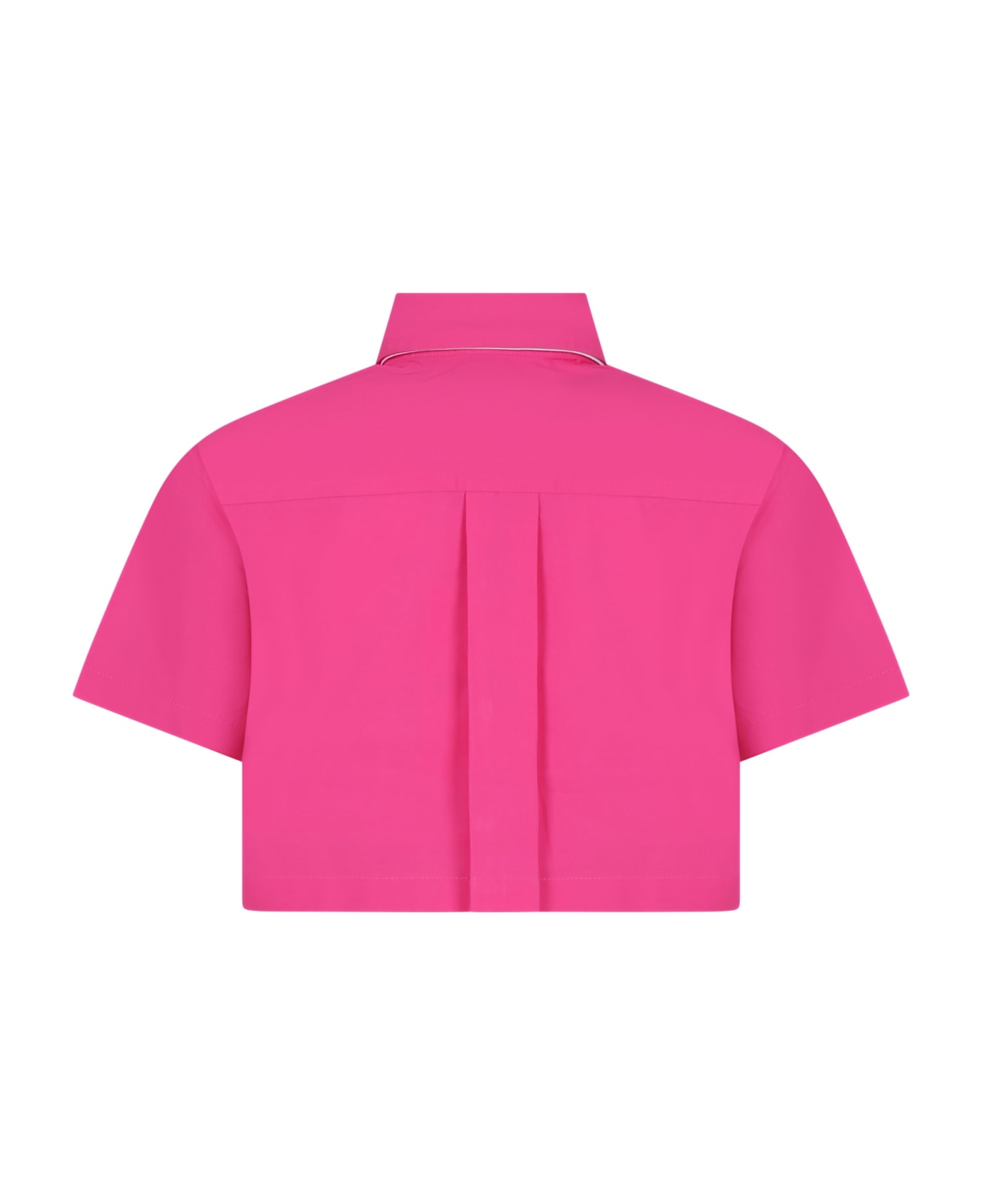 Max&Co. Fuchsia Shirt For Girl With Logo - Fuchsia