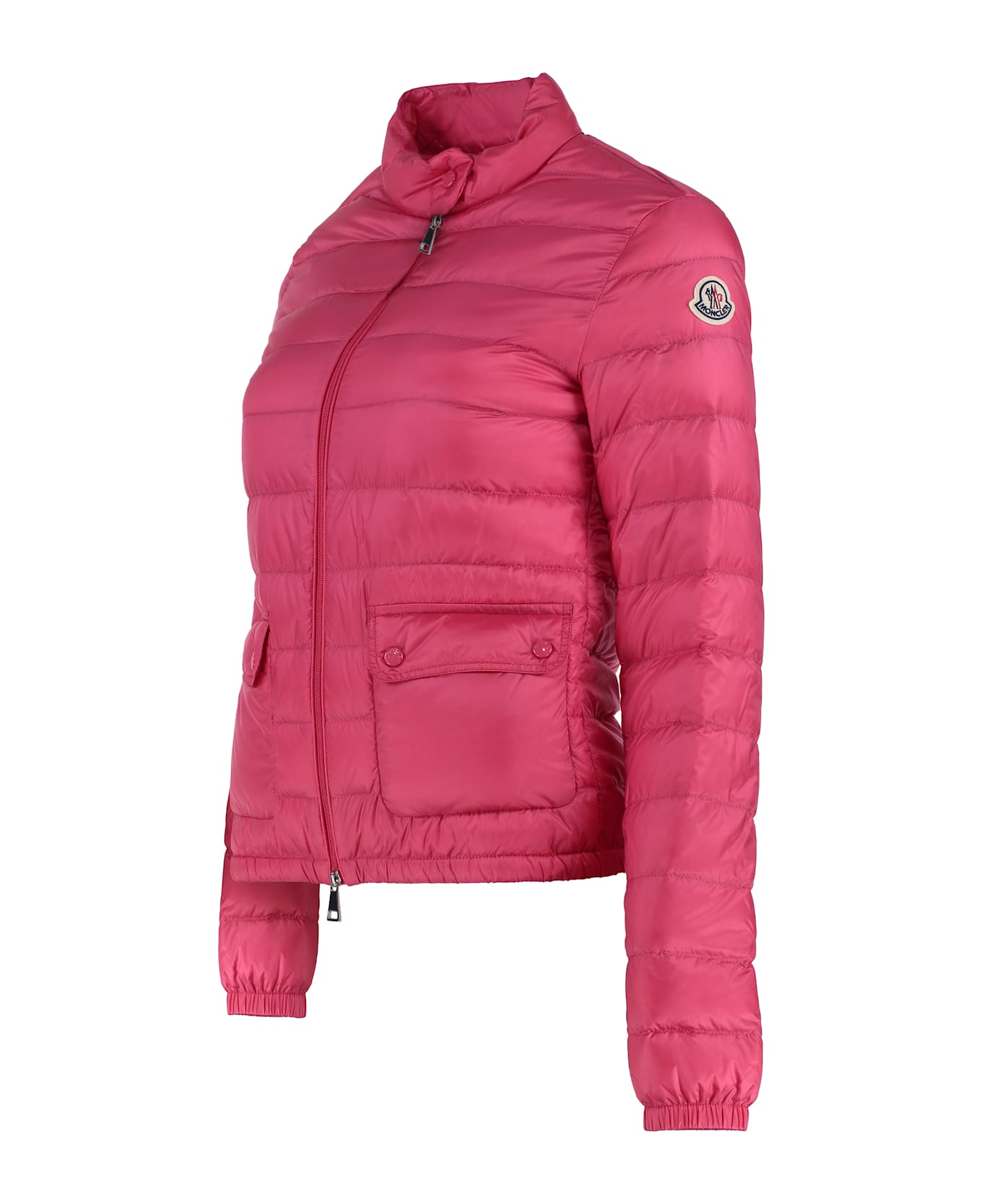 Moncler Lans Full Zip Down Jacket - Pink