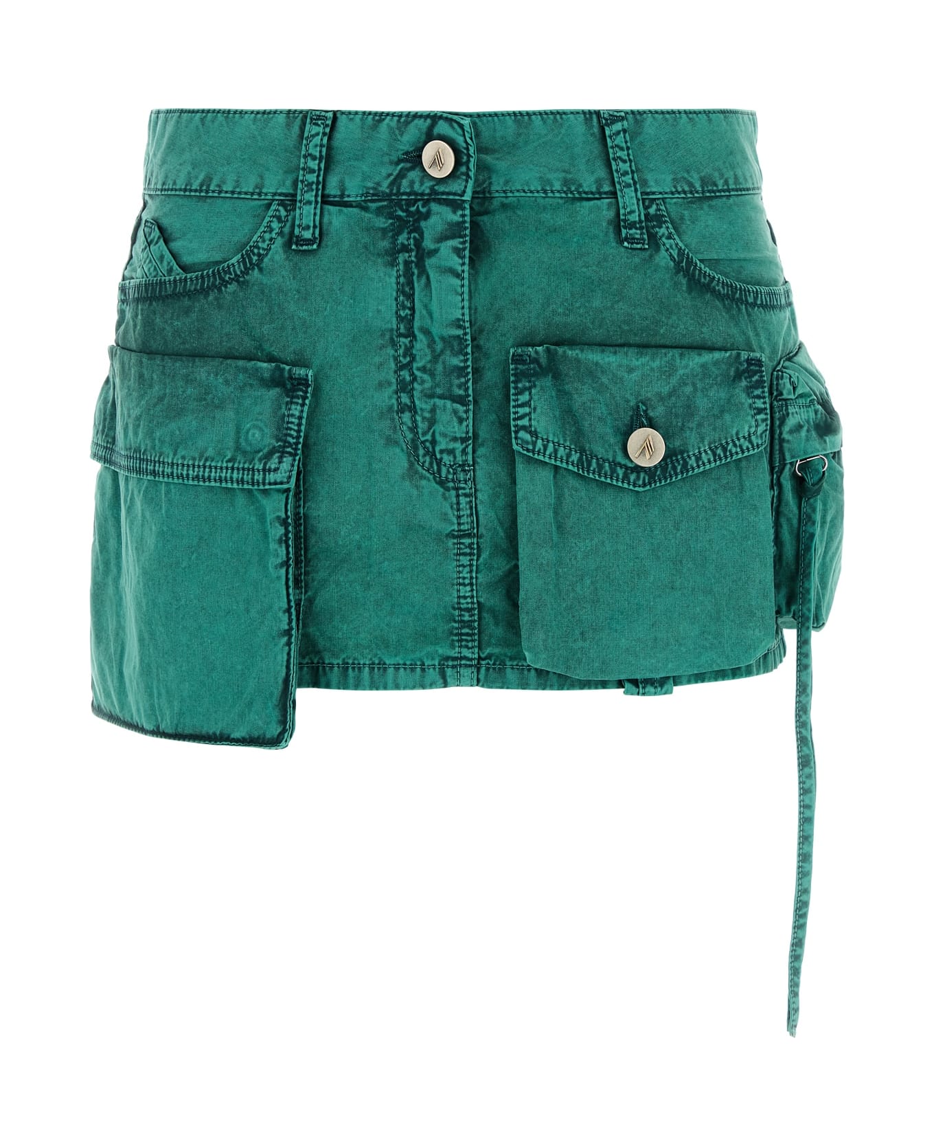 The Attico Mini Skirt - GREEN