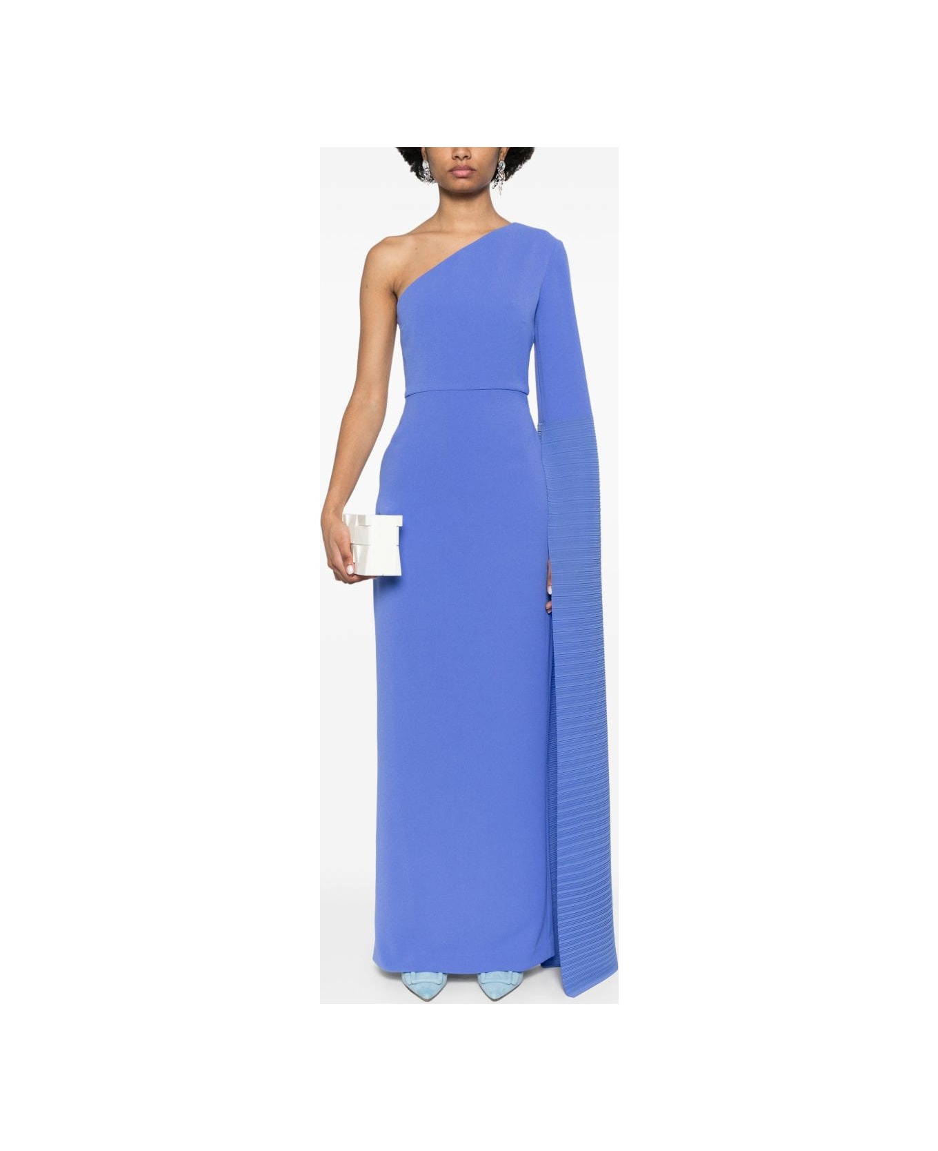 Solace London Sylvia Maxi Dress - Blue