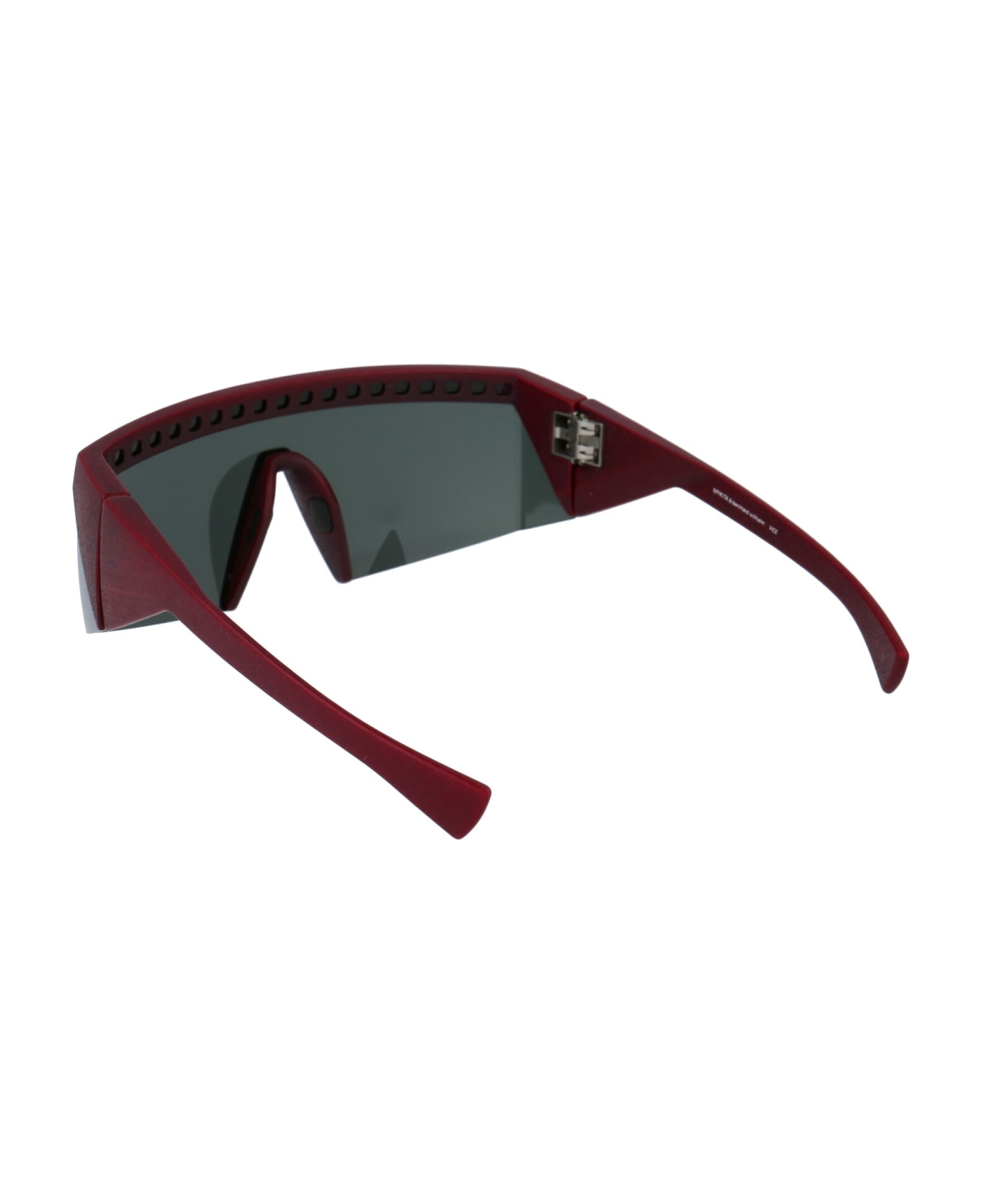 Mykita Vice Sunglasses - 324 MD24 New Aubergine Lateral Silver Flash
